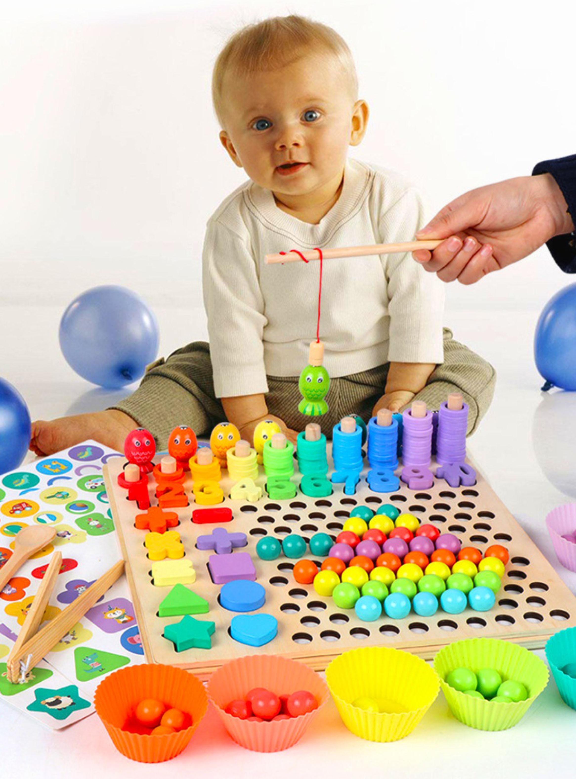 Juguete Didáctico Montessori Colores 60 Piezas-5