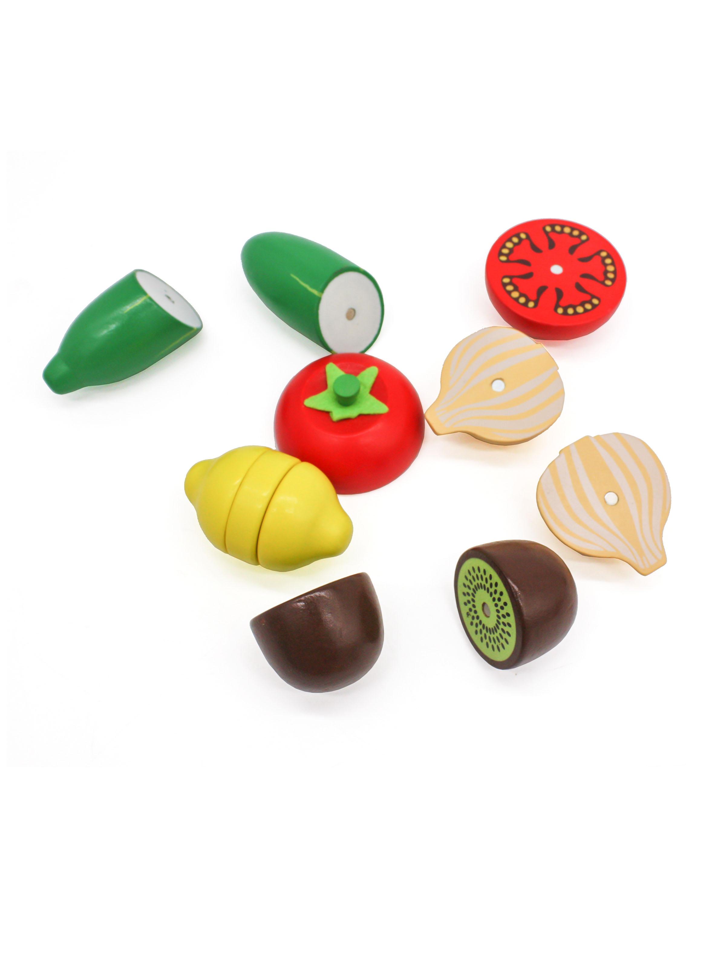 Didáctico Frutas y Verduras 18 Piezas-3