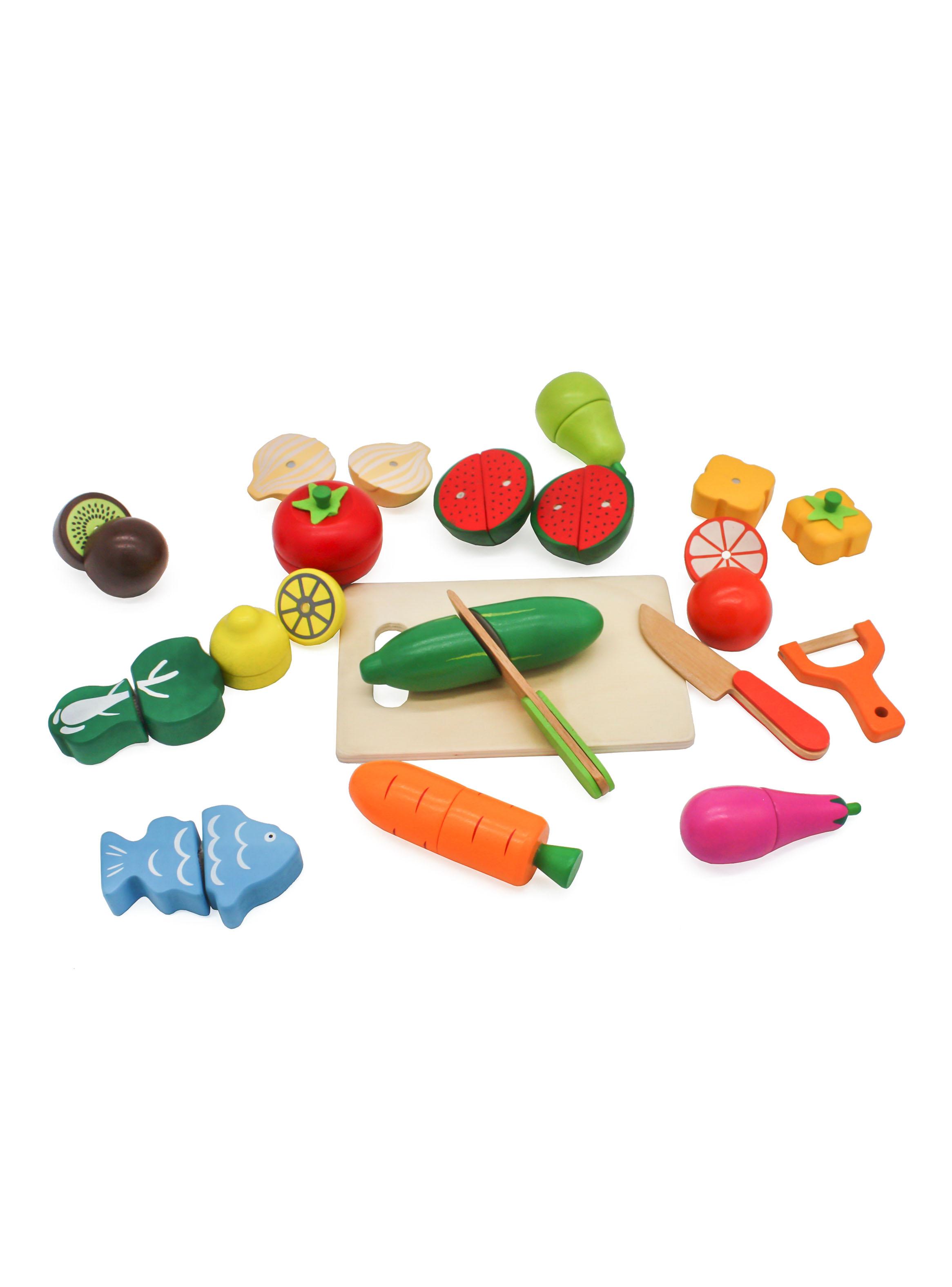Didáctico Frutas y Verduras 18 Piezas-2