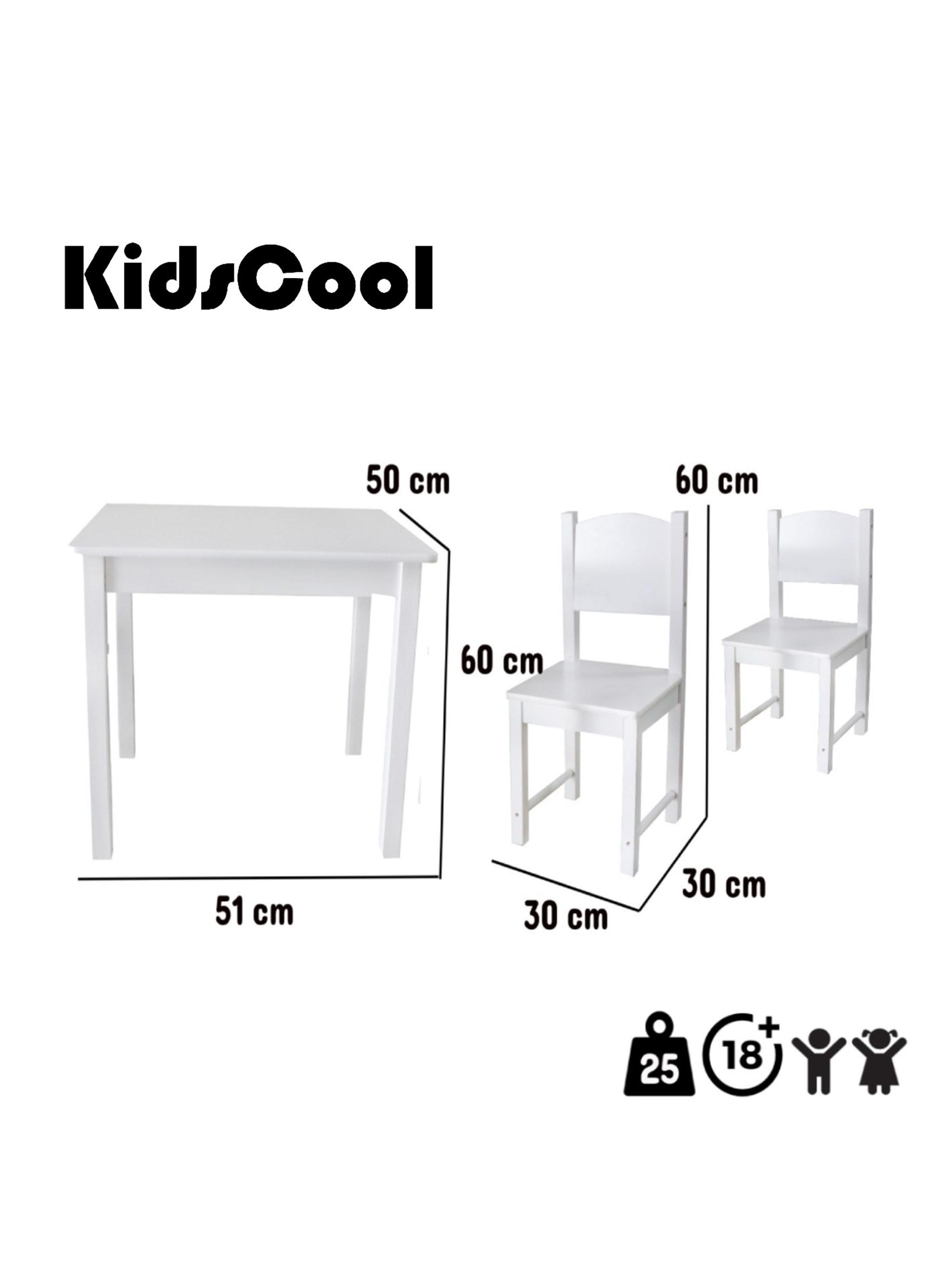 Mesa Infantil + 2 Sillas-1