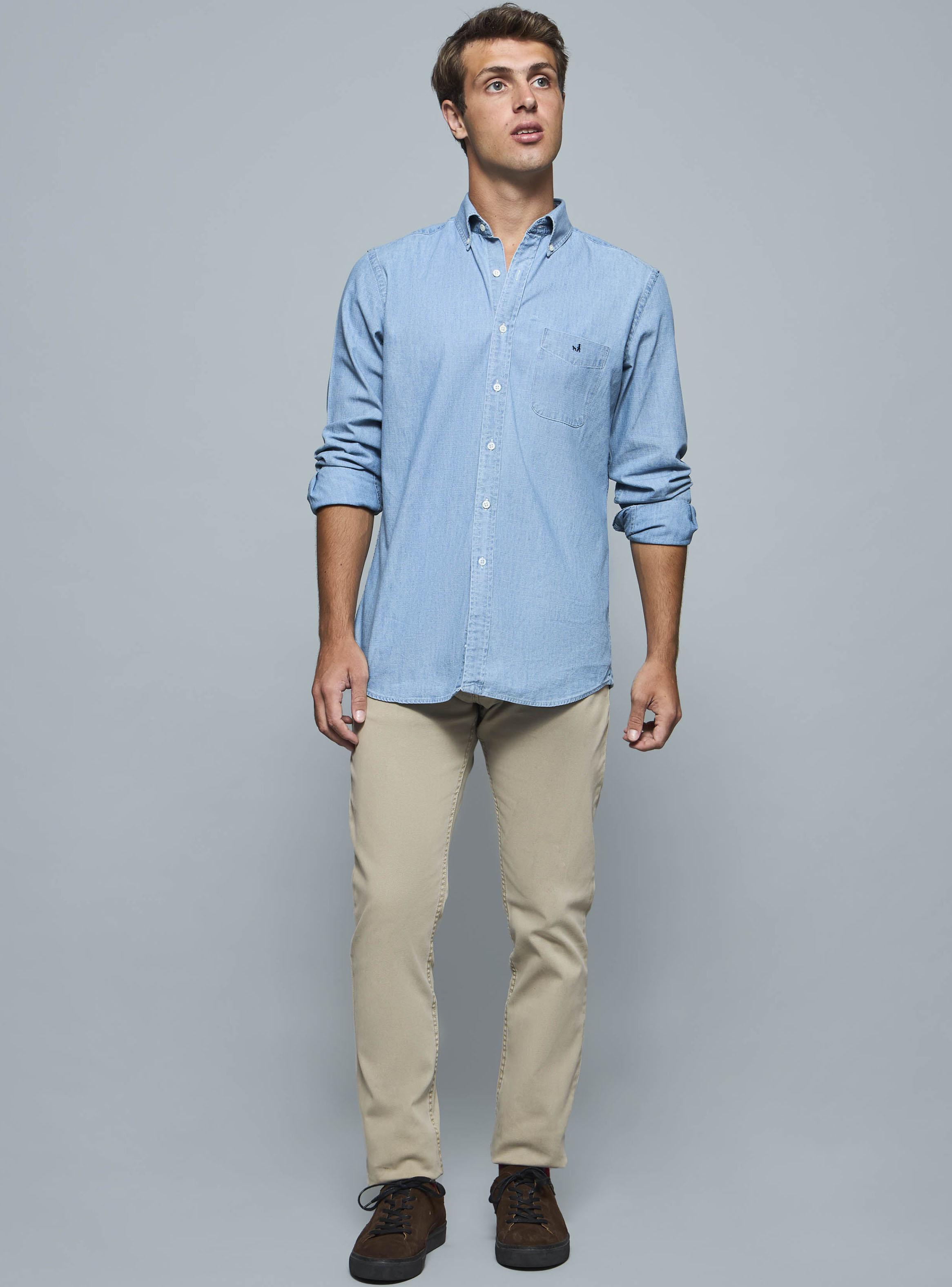 Camisa Jeans Casual-3