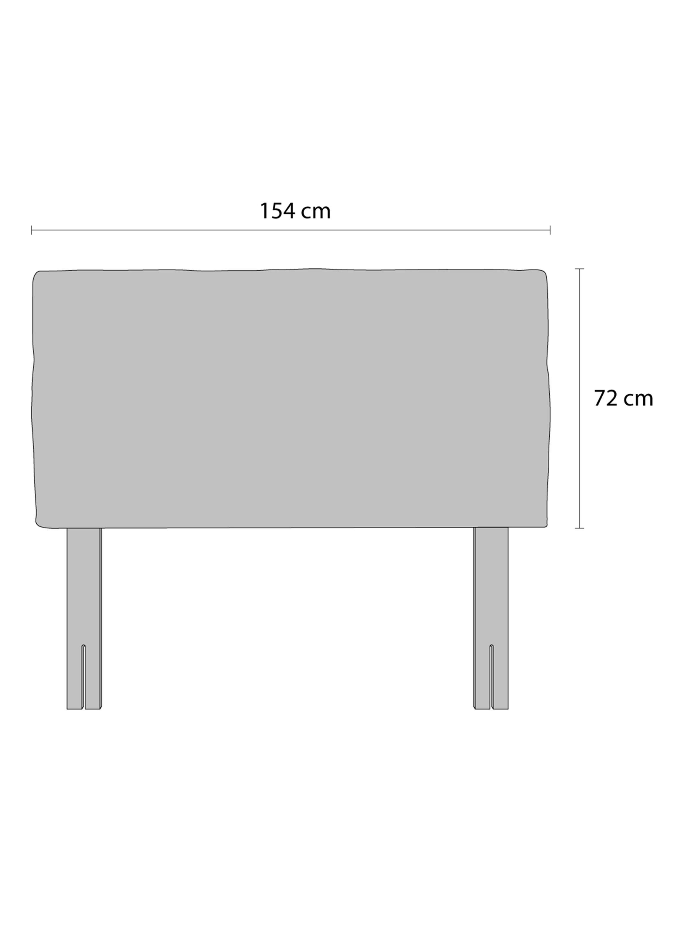 Set Respaldo + velador Capitoné 2 Plazas-2