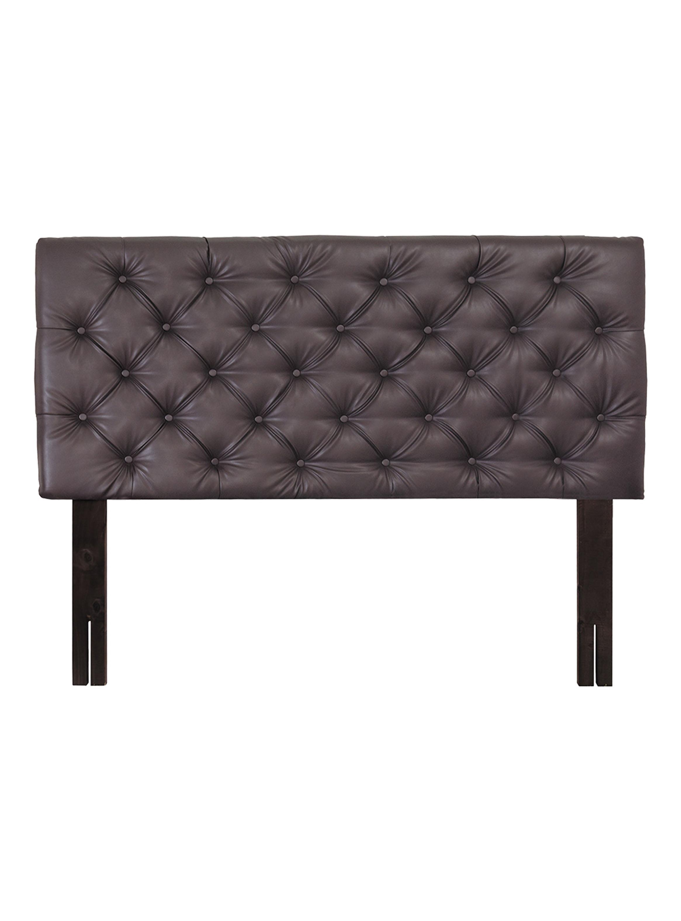 Set Respaldo + Velador Capitoné King-1