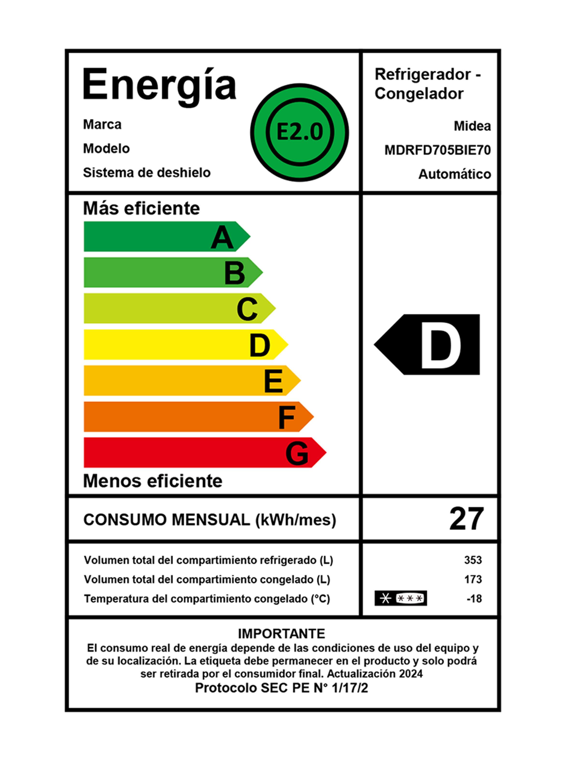 Refrigerador French Door No Frost 526 Litros MDRFD705BIE70-10