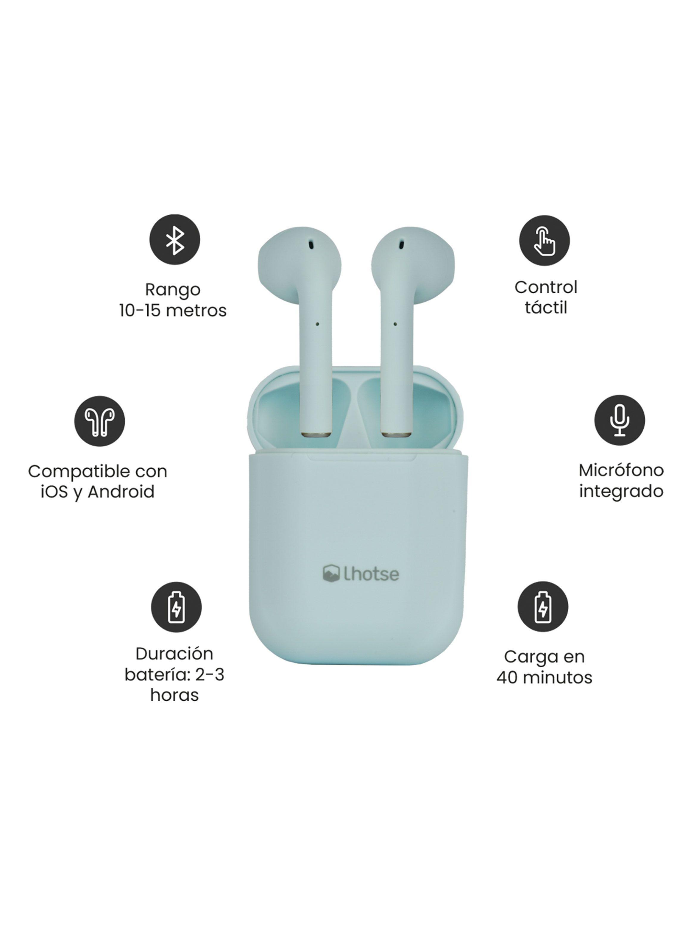 Audífonos Bluetooth Inalámbrico RM12 Celeste-3