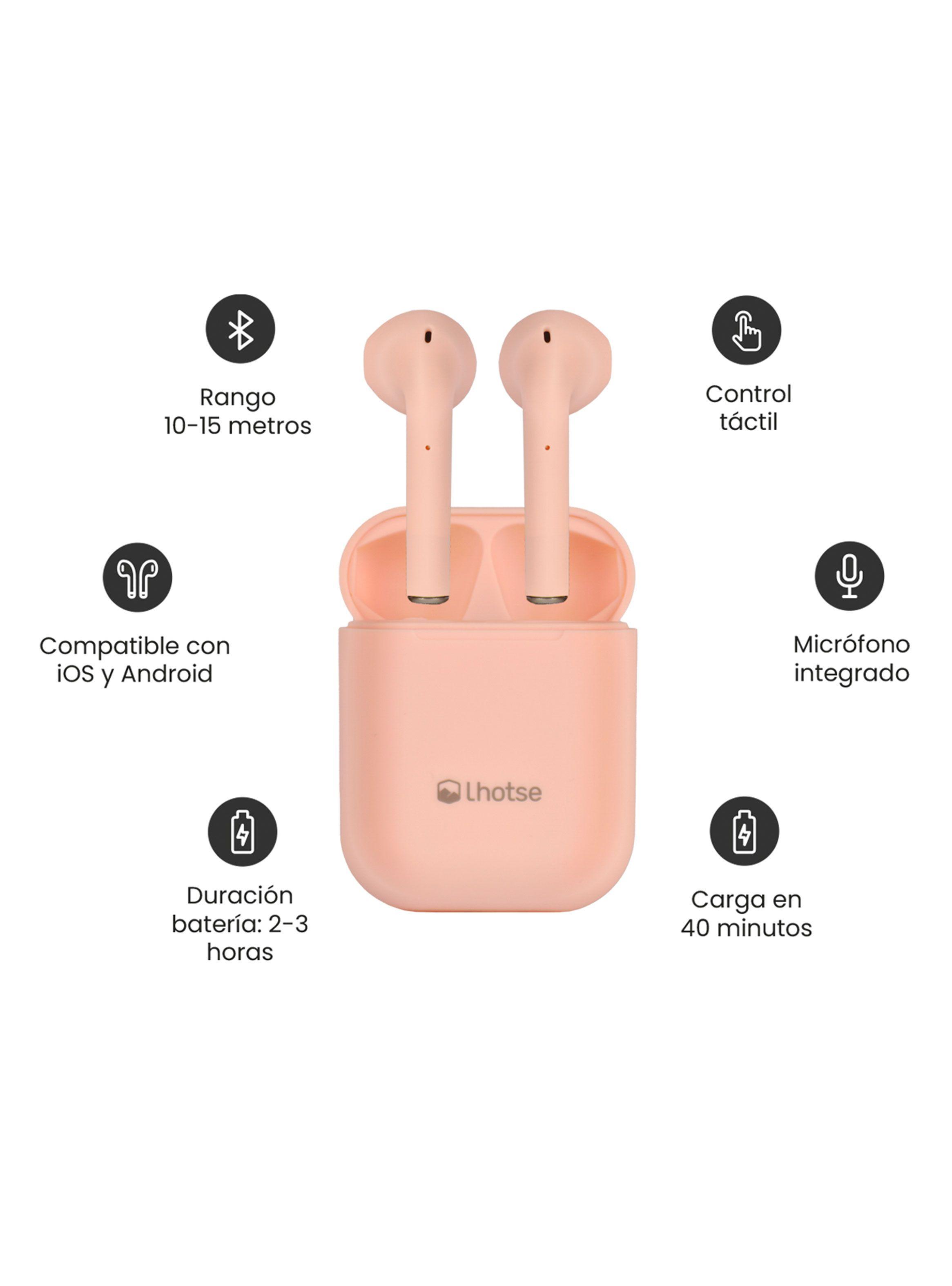 Audífonos Bluetooth Inalámbrico RM12 Rosado-3