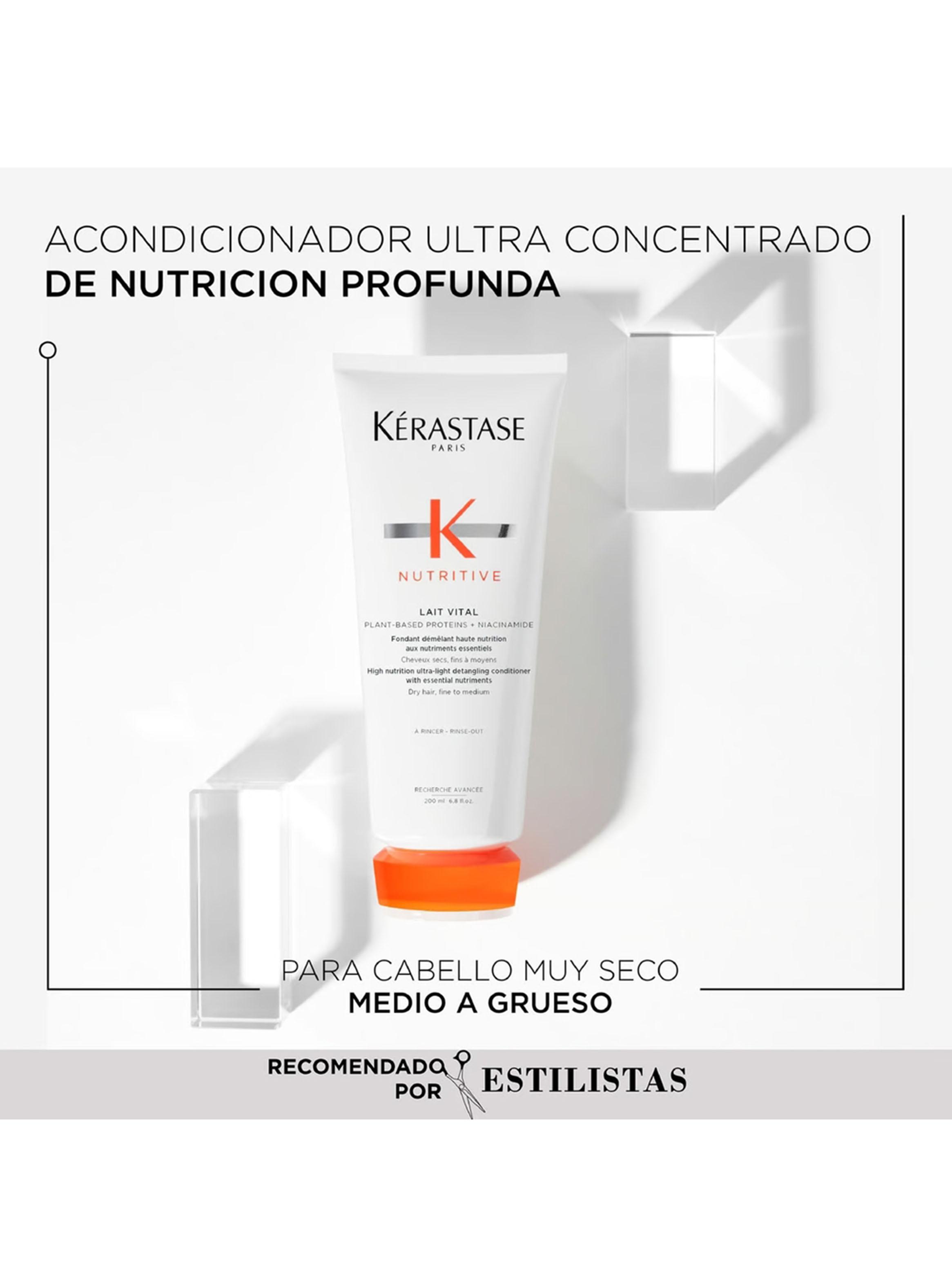 Set Cabello Seco Nutritive Shampoo 80ml + Acondicionador 75ml + Crema 50ml Kérastase-3