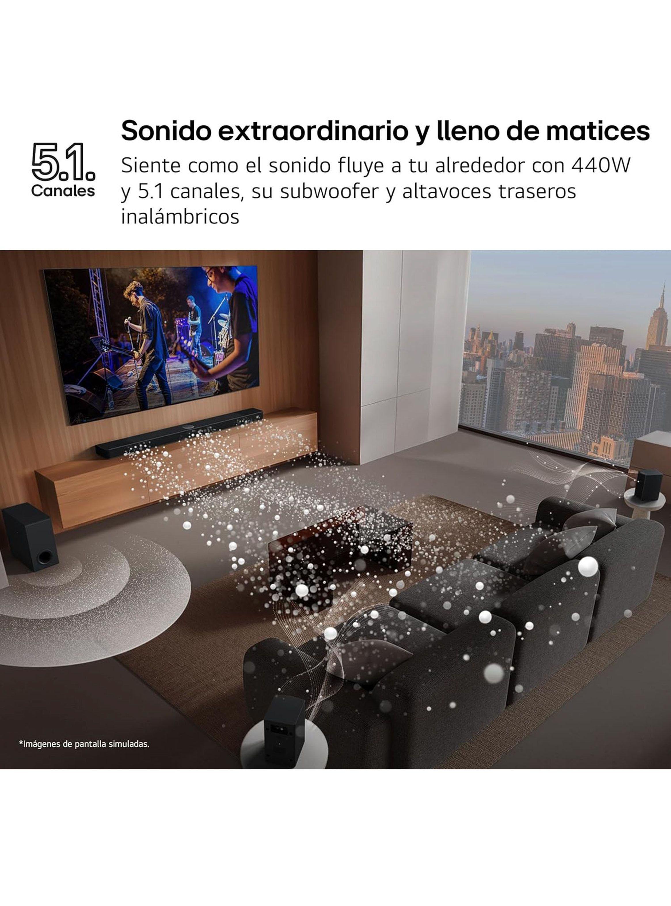 Soundbar S60TR 440W 5.1 Canales-5