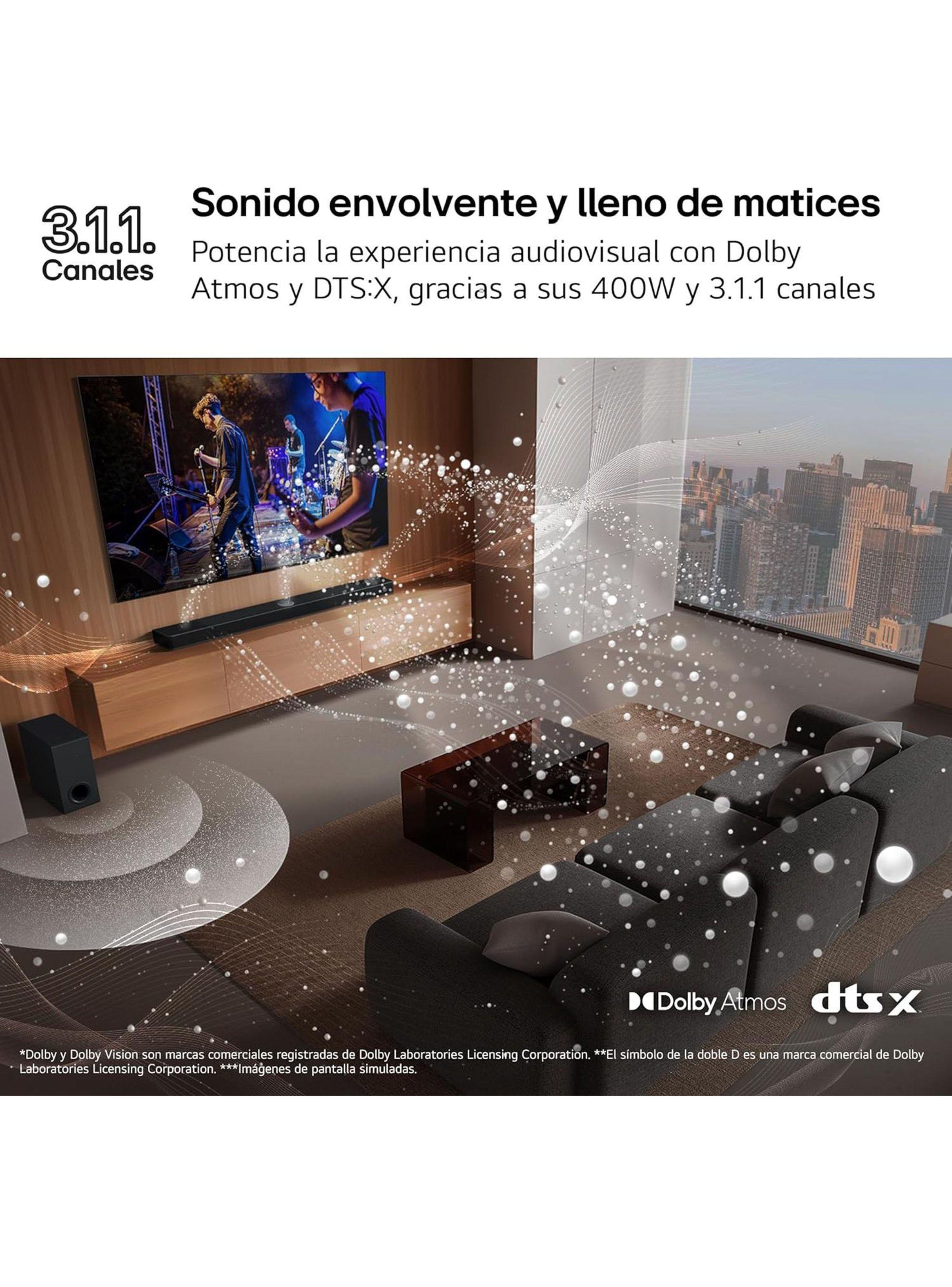Soundbar S70TY 400W 3.1.1 Canales-5