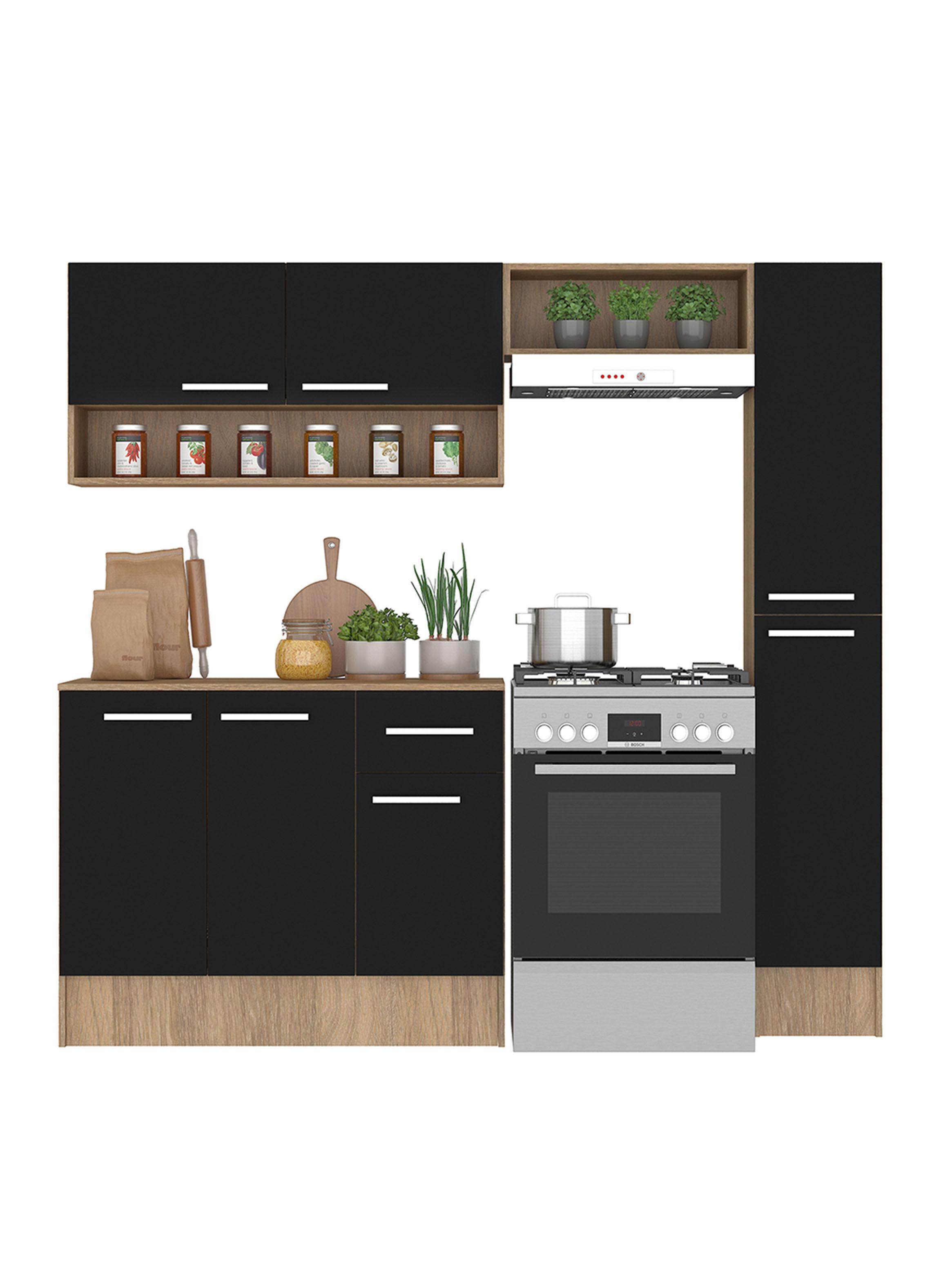 Kit Cocina Madri Simple Negro-2