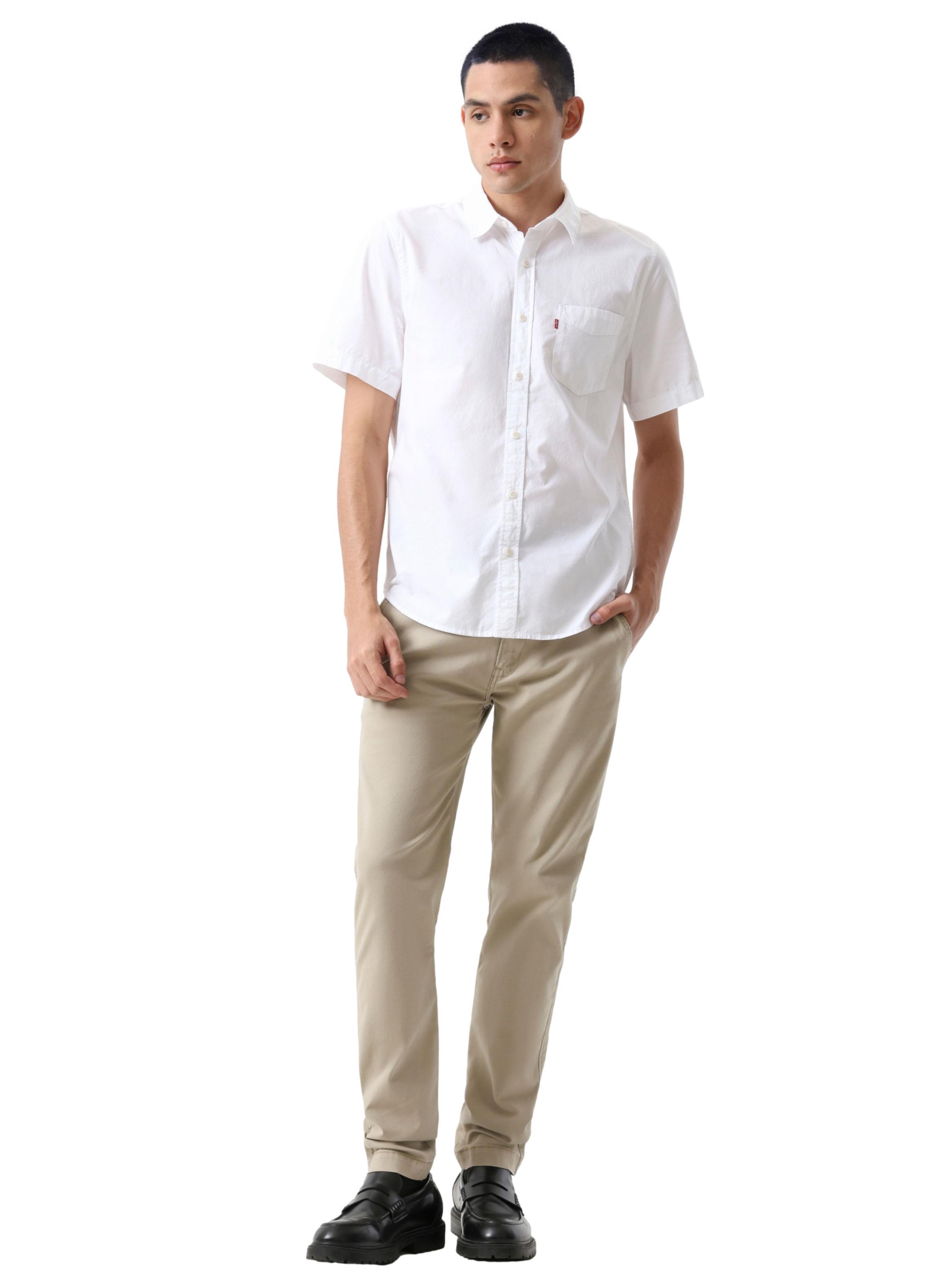 Camisa Manga Corta Unicolor-4