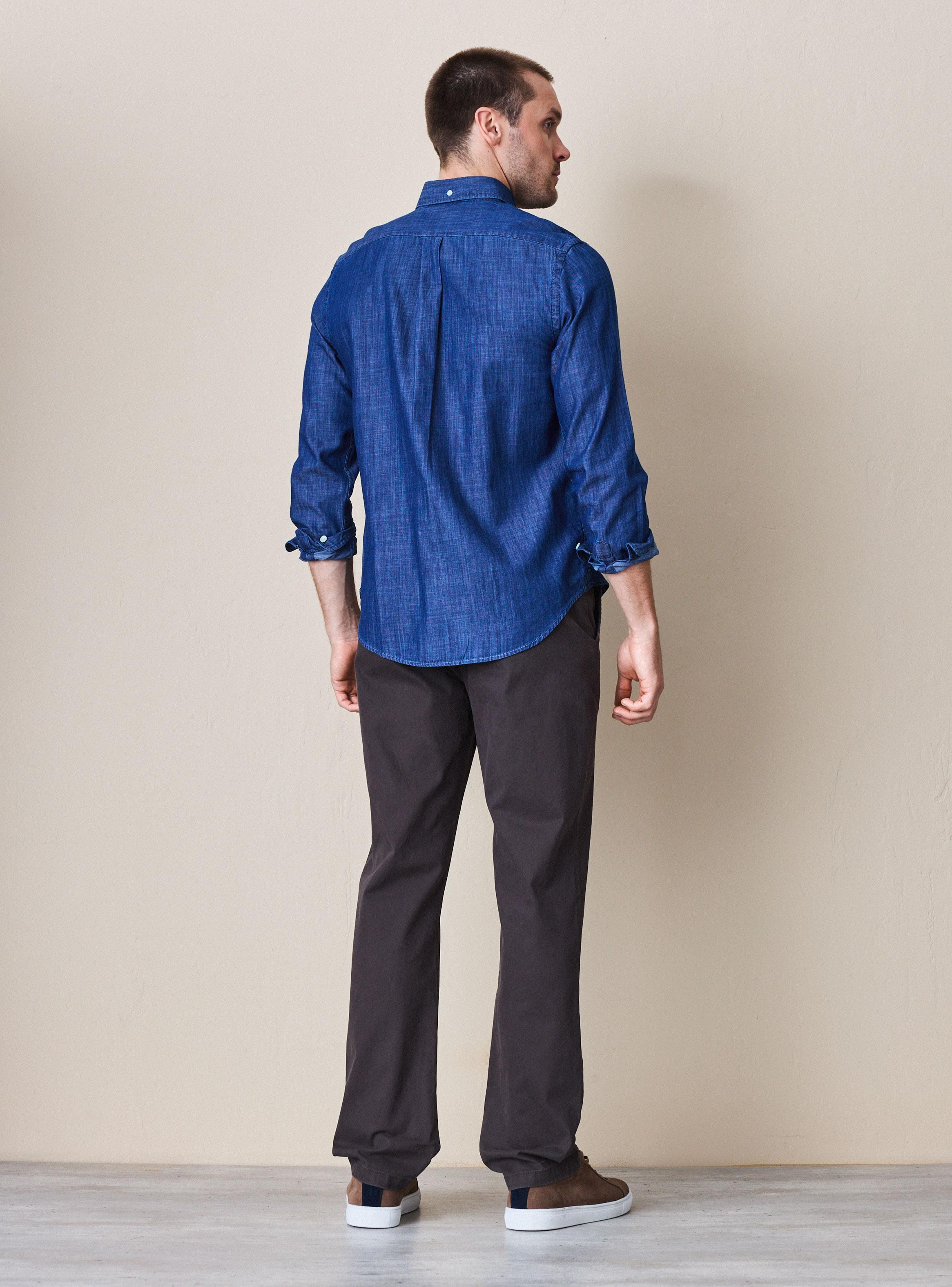 Pantalón Chino Básico Tailored Fit-5