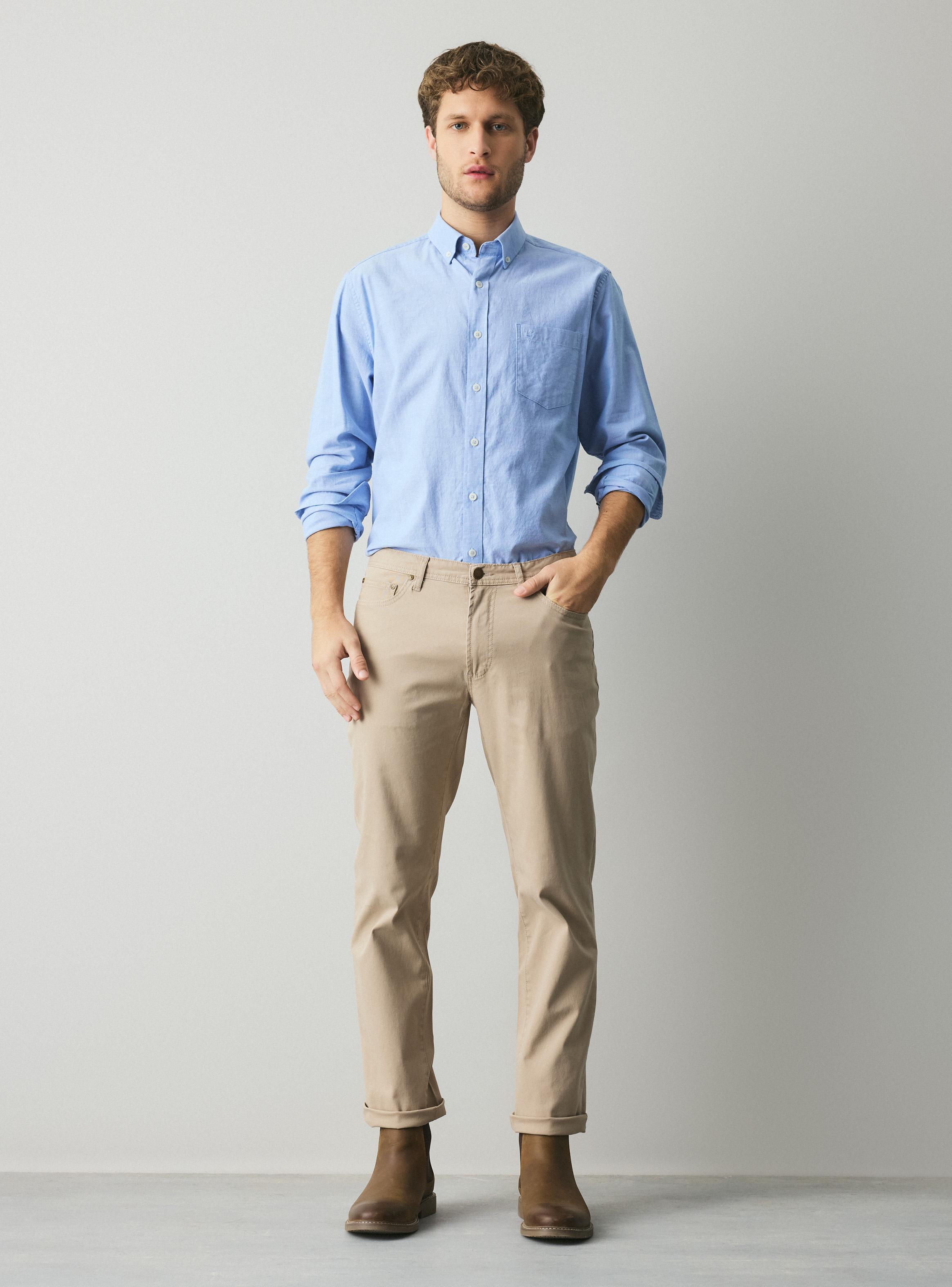 Pantalón 5 Pocket Básico Tailored Fit-4