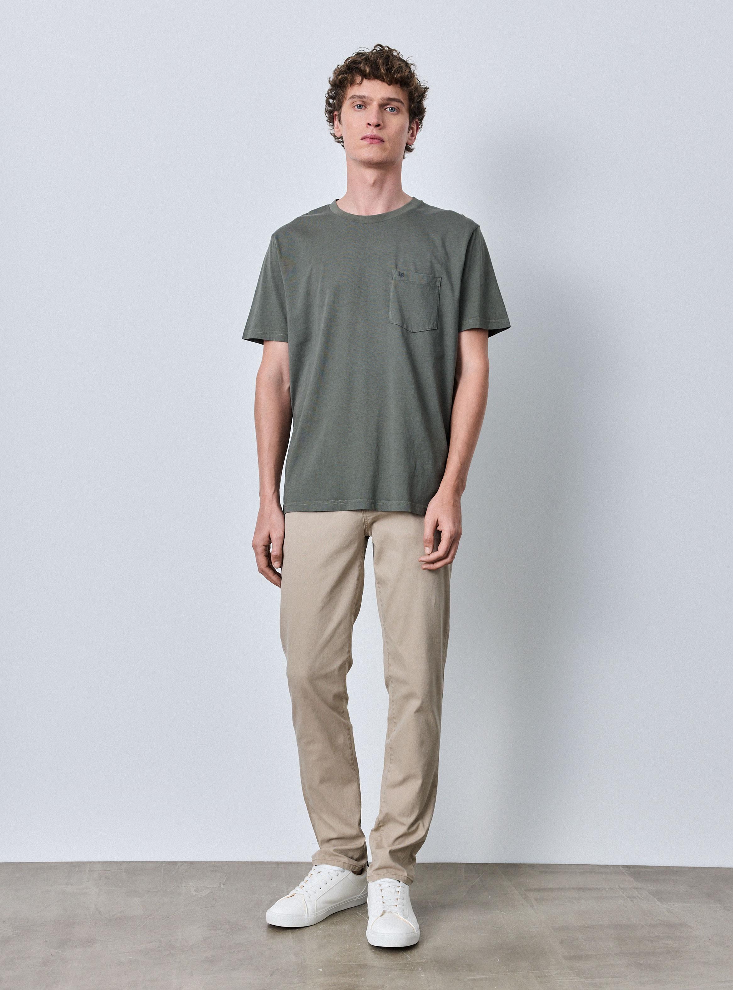 Pantalón 5 Pocket Básico Tailored Fit-4