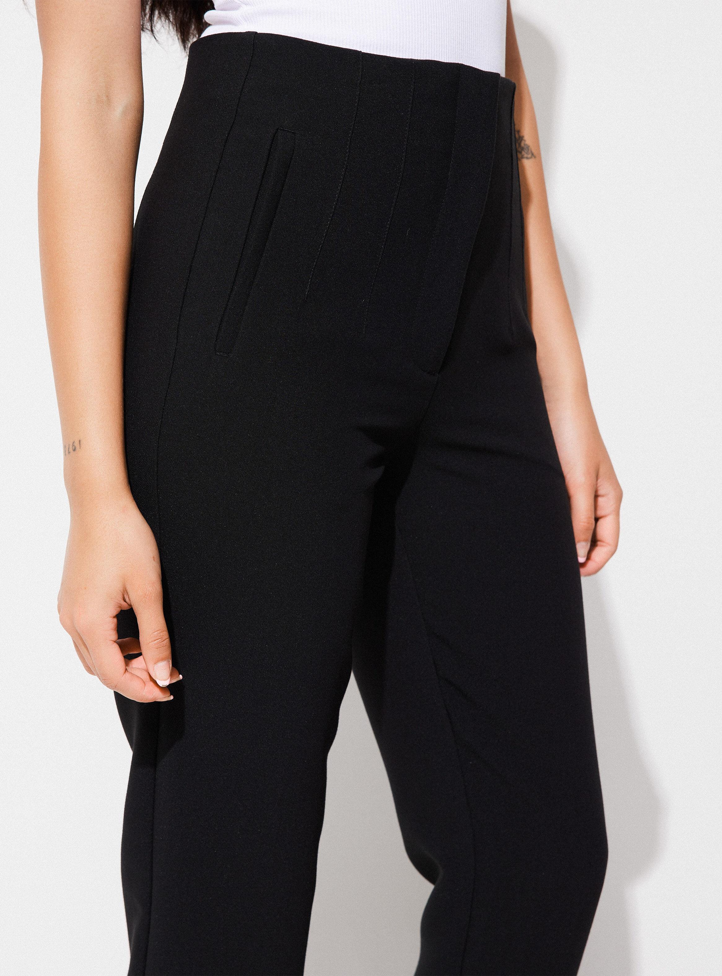 Pantalón Sastrero con Pinzas y Cintura Alta-2