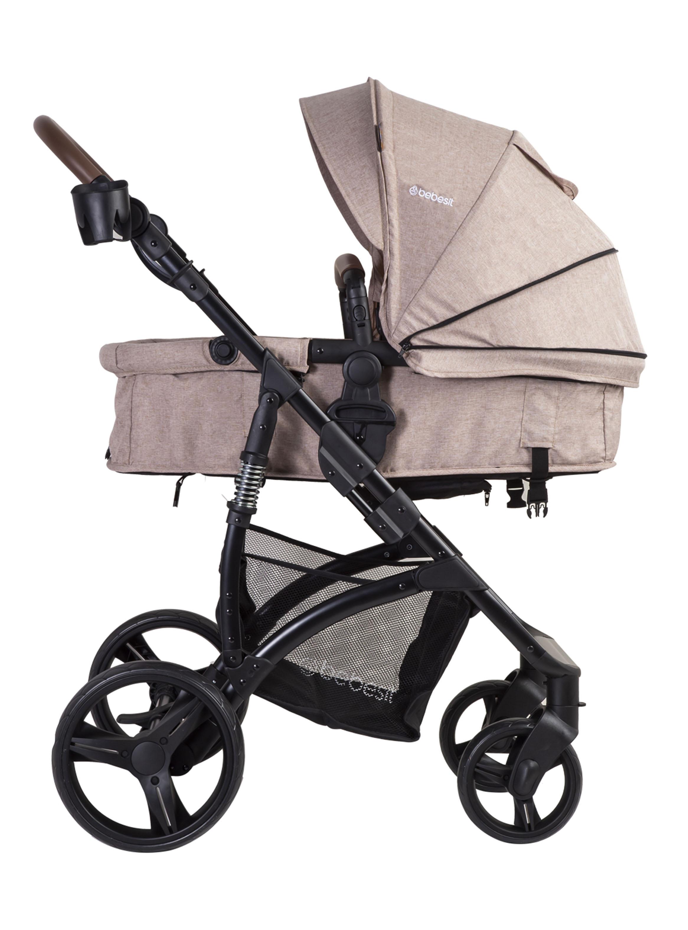 Coche Cuna Travel System Quest Lx Beige-2