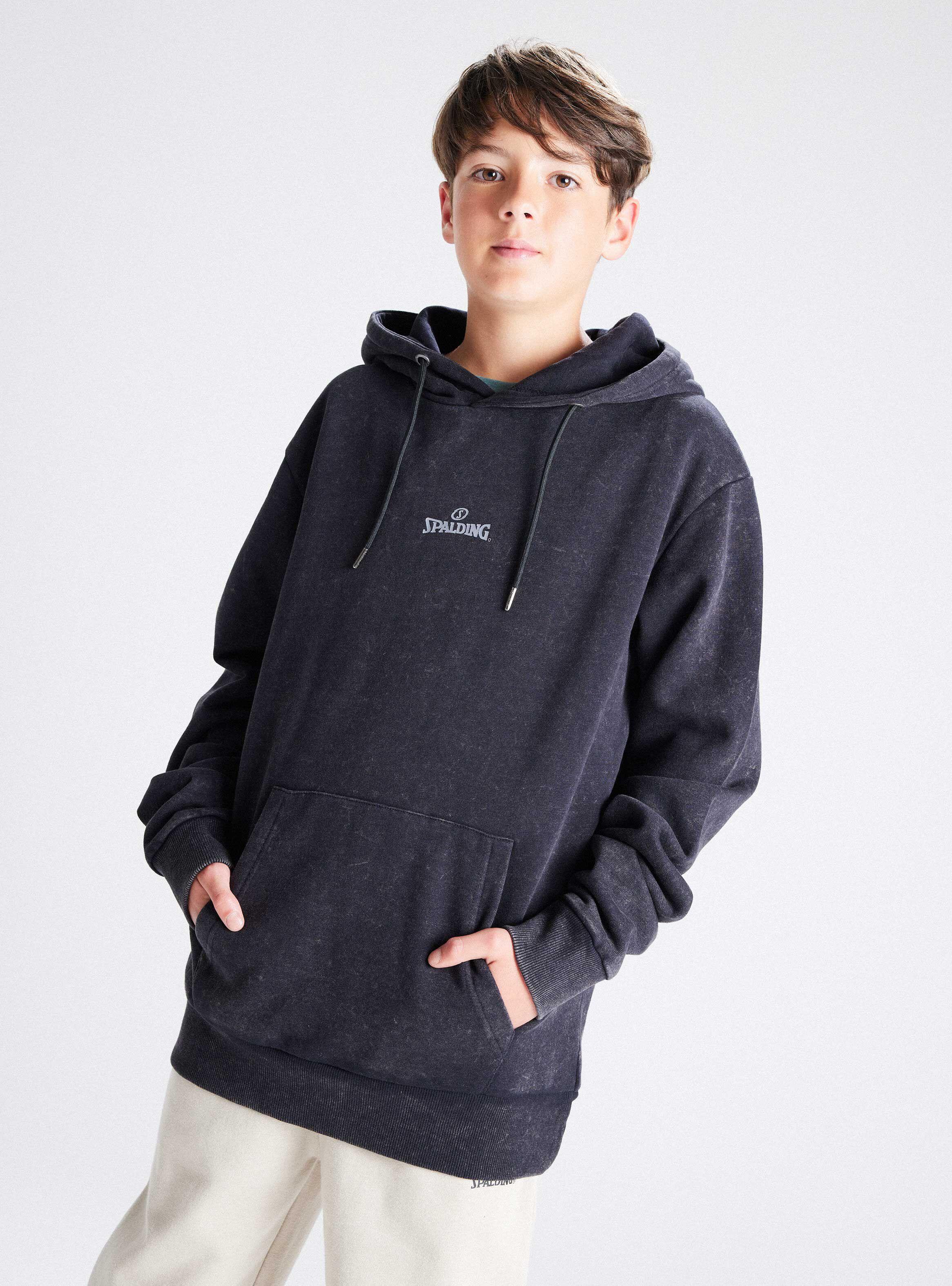 Polerón Hoodie con Color Desgastado-3
