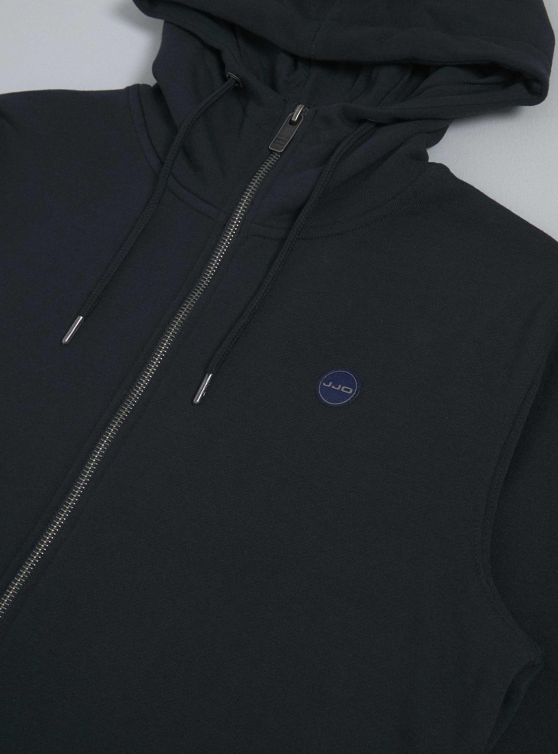 Polerón Cierre y Capucha Escolar Azul Marino Talla 12-14-16-3