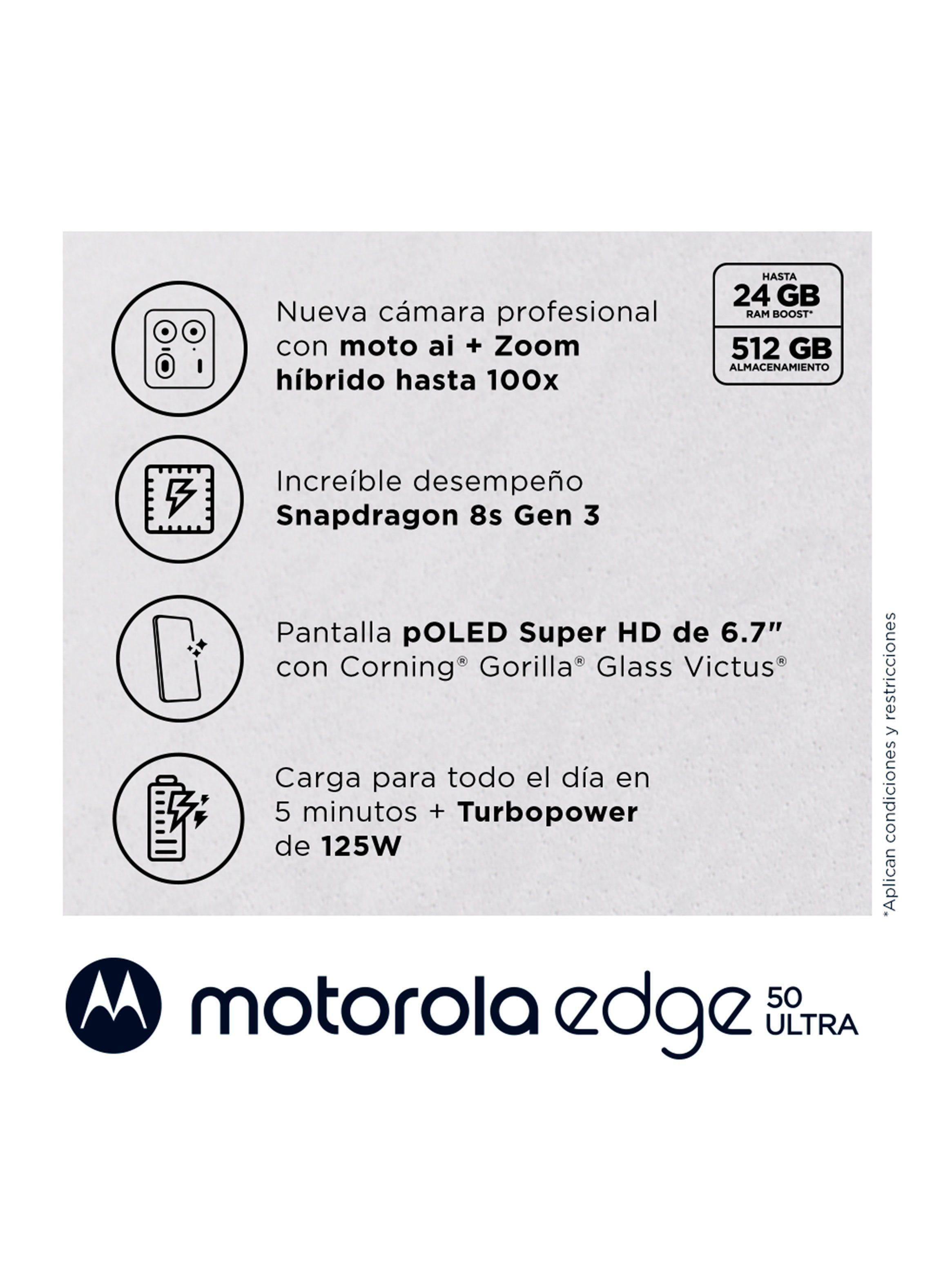 Smartphone Edge 50 Ultra 5G 512GB 6.7" Beige Liberado-4