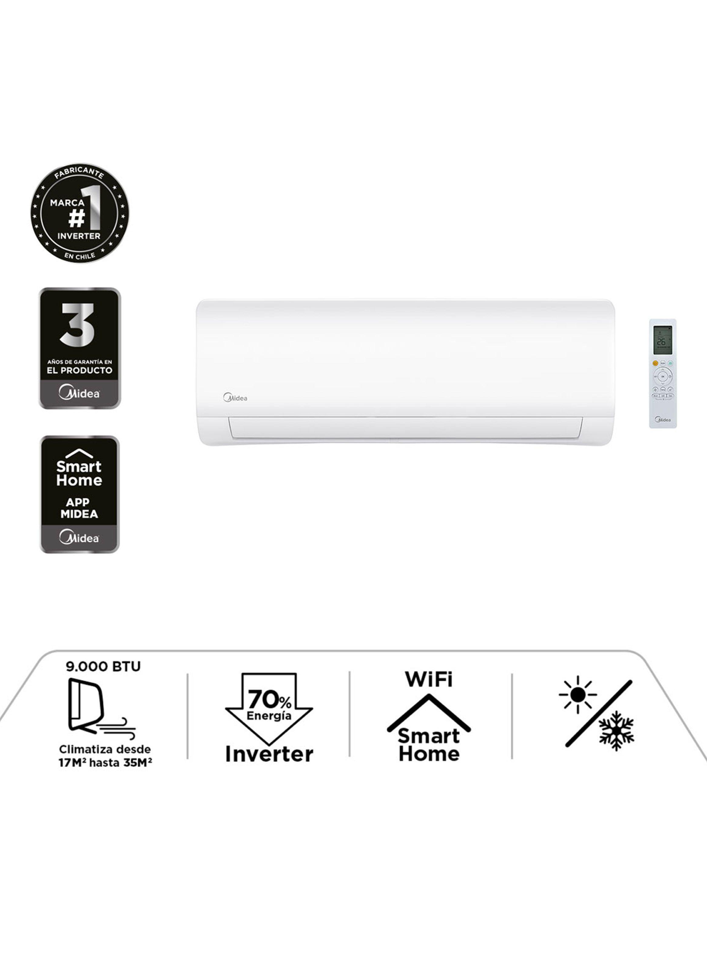 Aire Acondicionado Split Muro Inverter 9000 BTU Xtreme-3