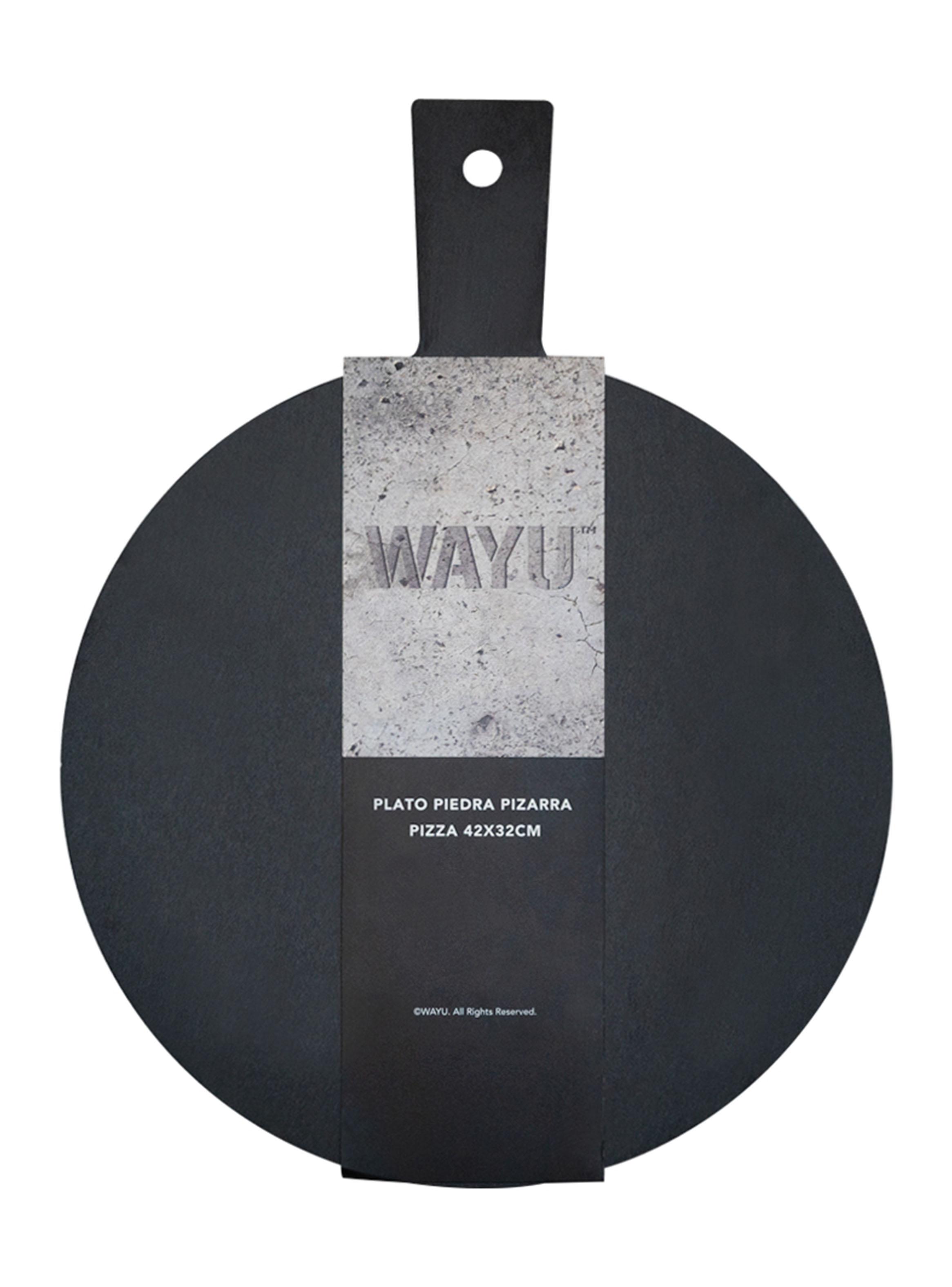 Plato Piedra Pizarra Pizza 42 cm-2
