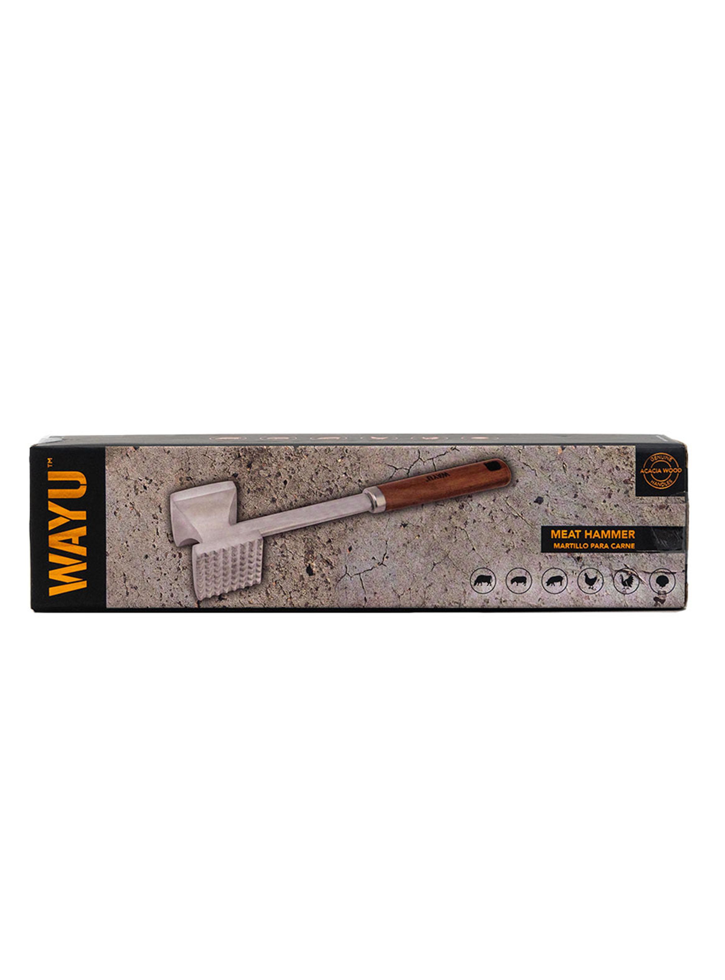 Martillo Ablandador de Carne Mango Madera-3
