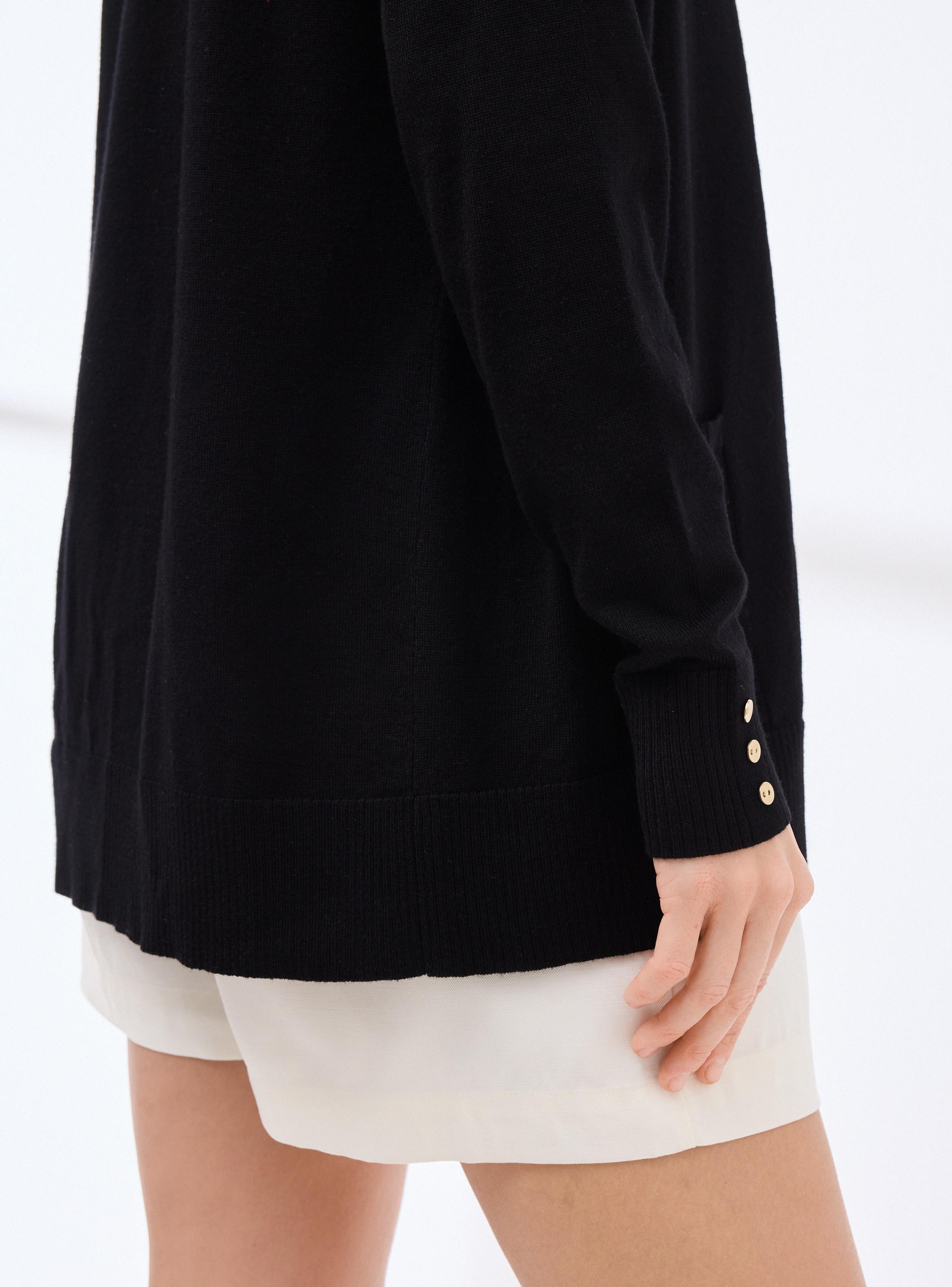 Chaleco Delgado Tipo Kimono con Bolsillos.-3