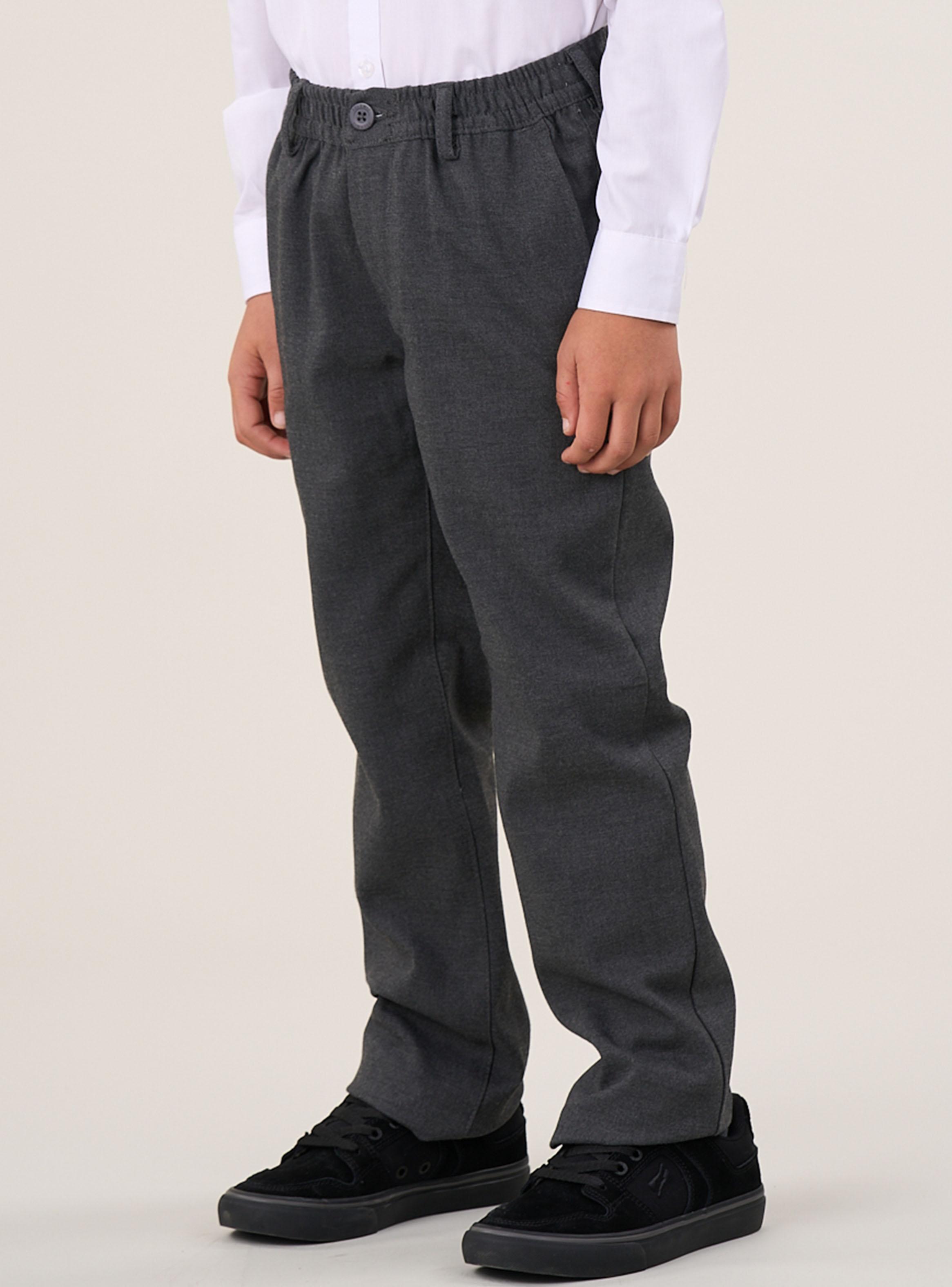 Pantalón Escolar Slim Fit Colegio Gris-2
