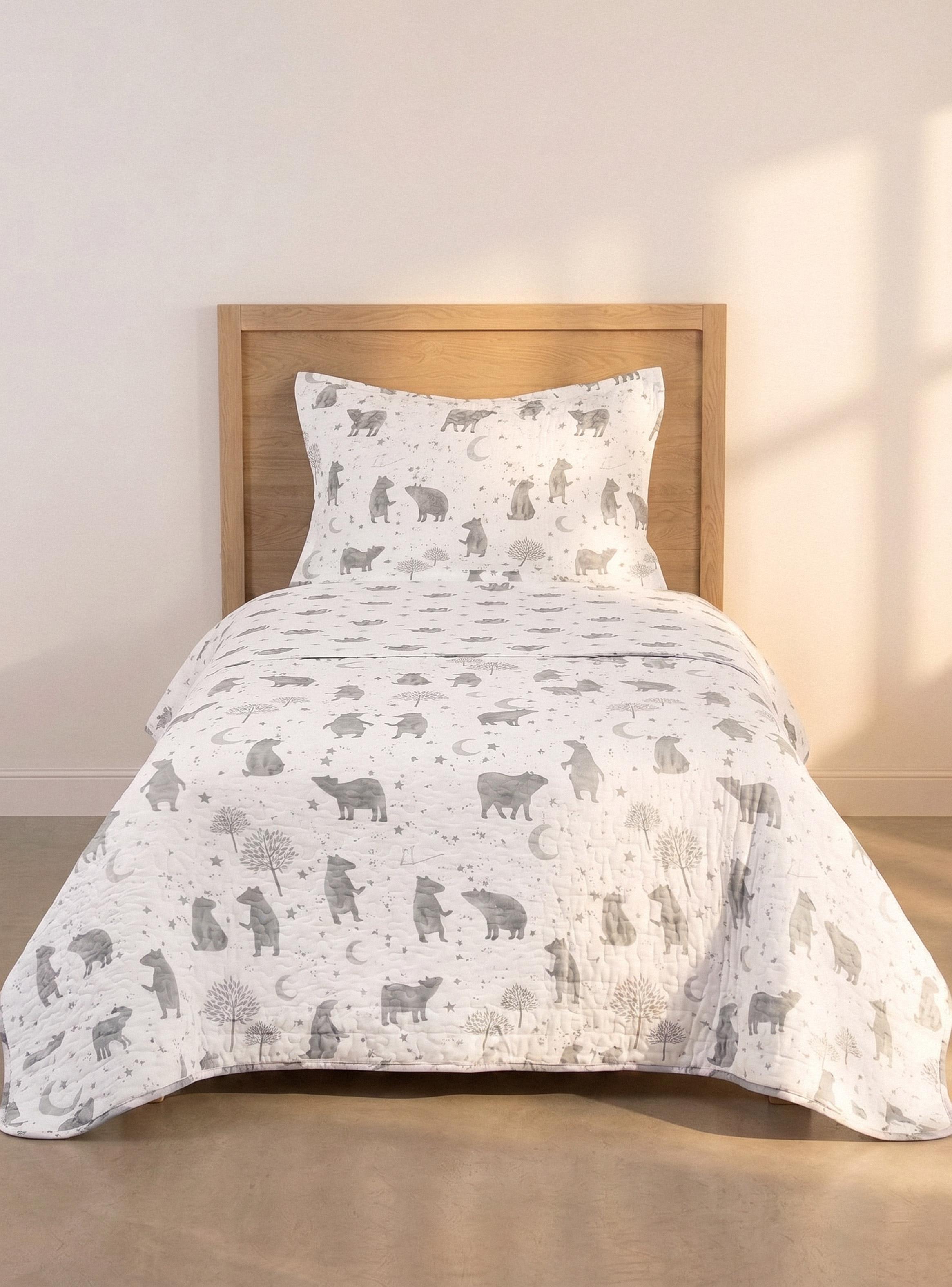 Quilt 1.5 Plazas Diseño Infantil Niño-0