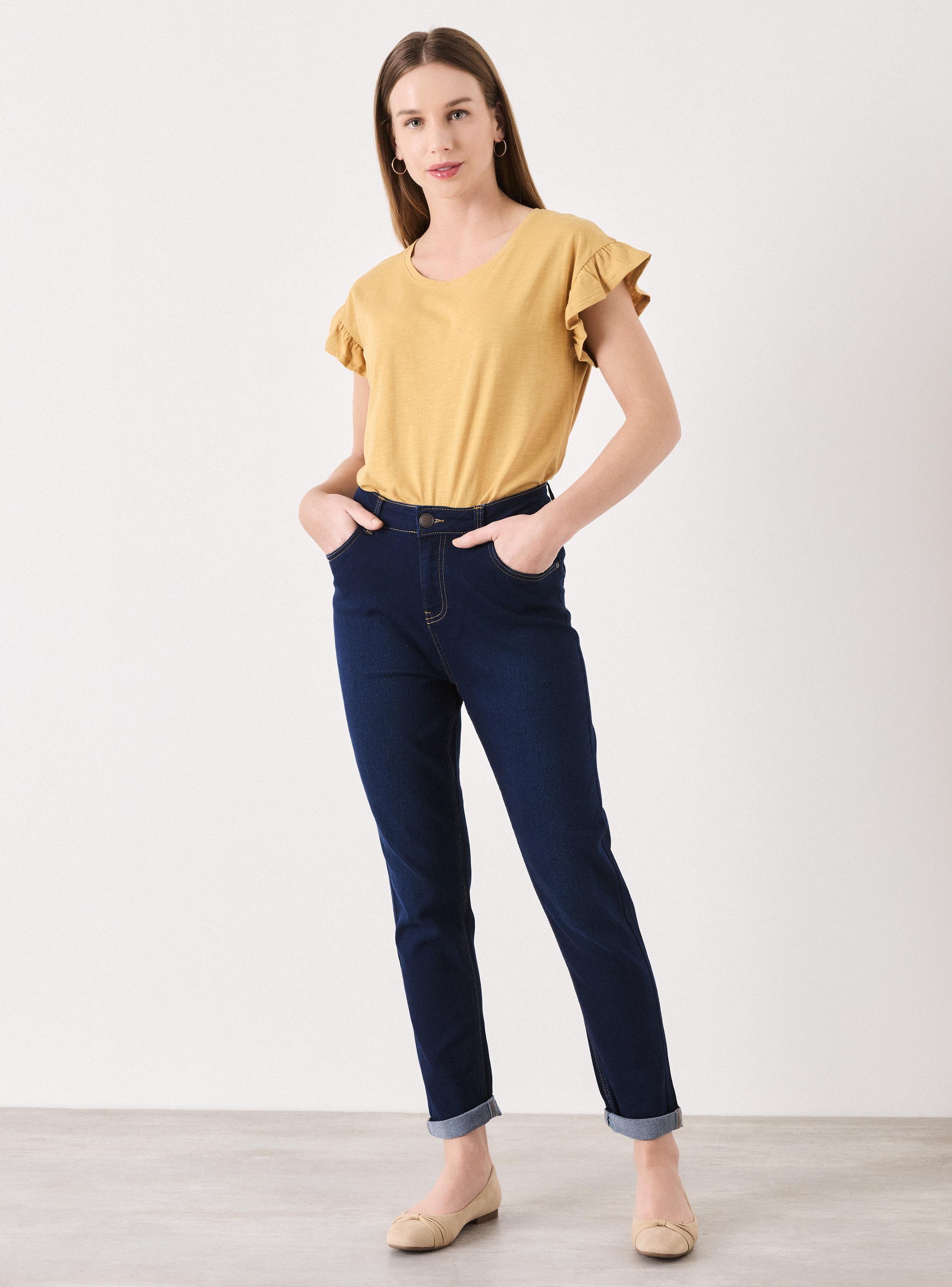 Jeans Básico Skinny 1 Botón-4