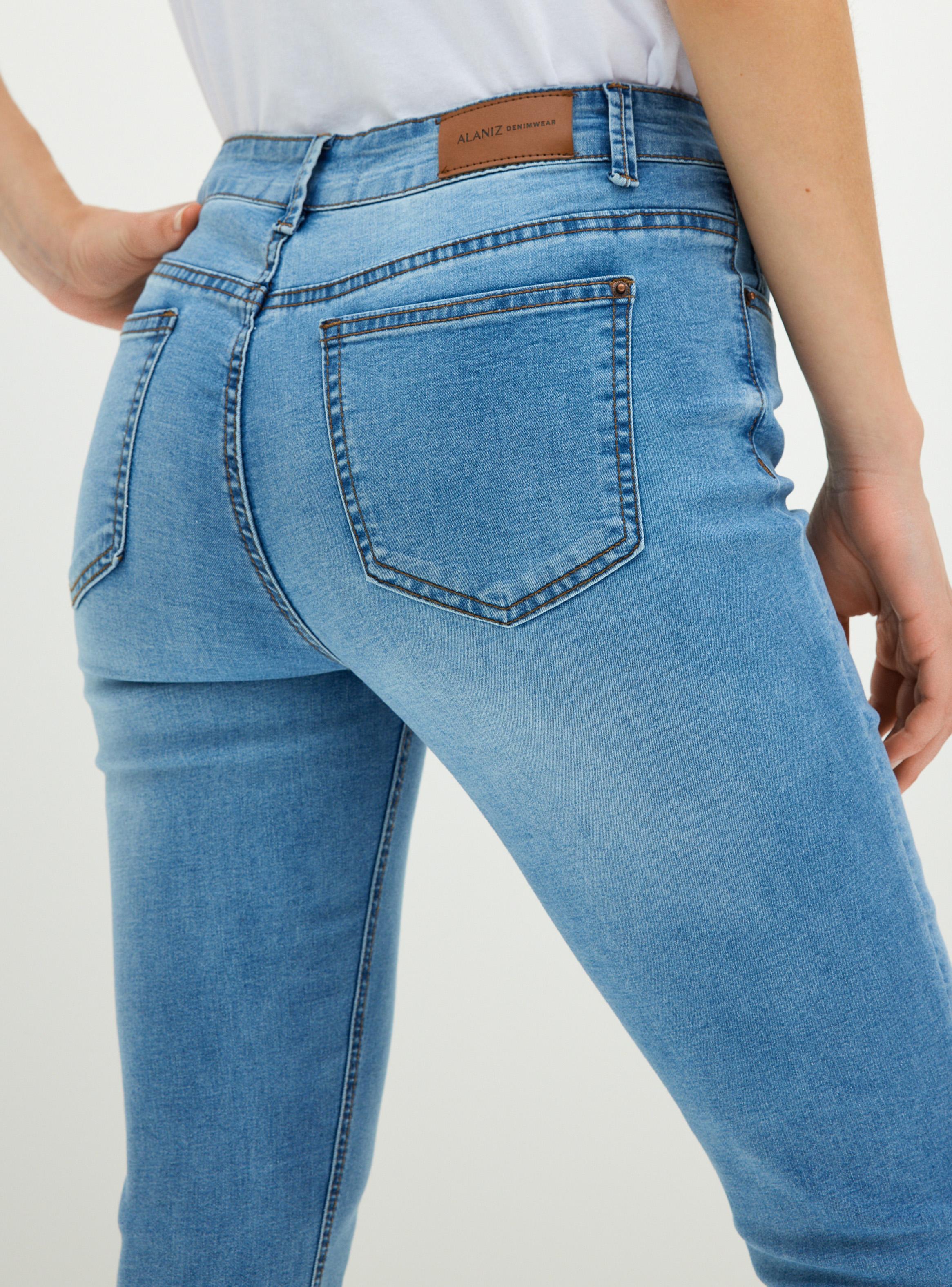 Jeans Básico Skinny Tiro Medio-2
