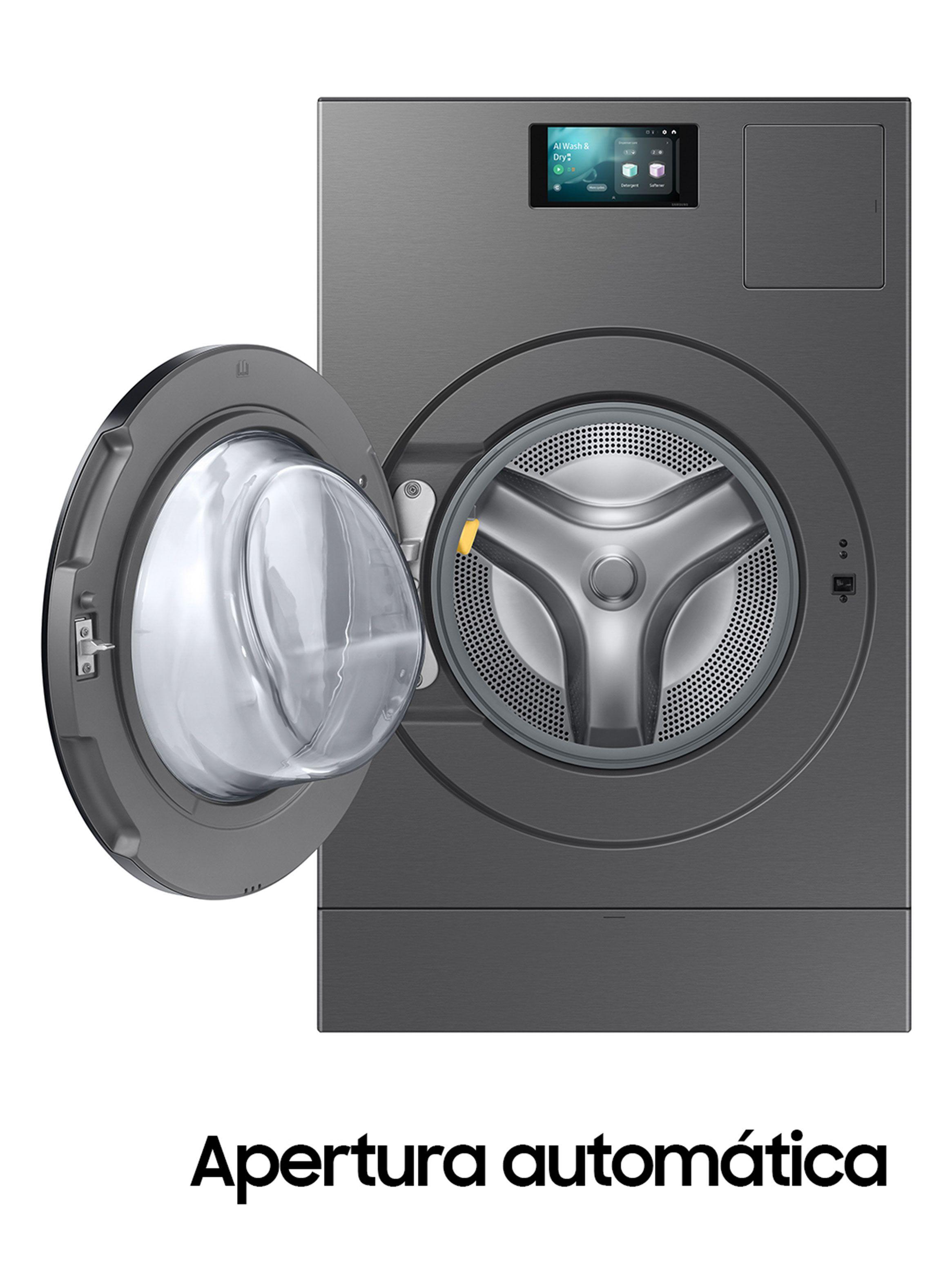 Lavadora-Secadora Frontal 25/15 Kg Bespoke con IA WD25DB8995BZZS-2