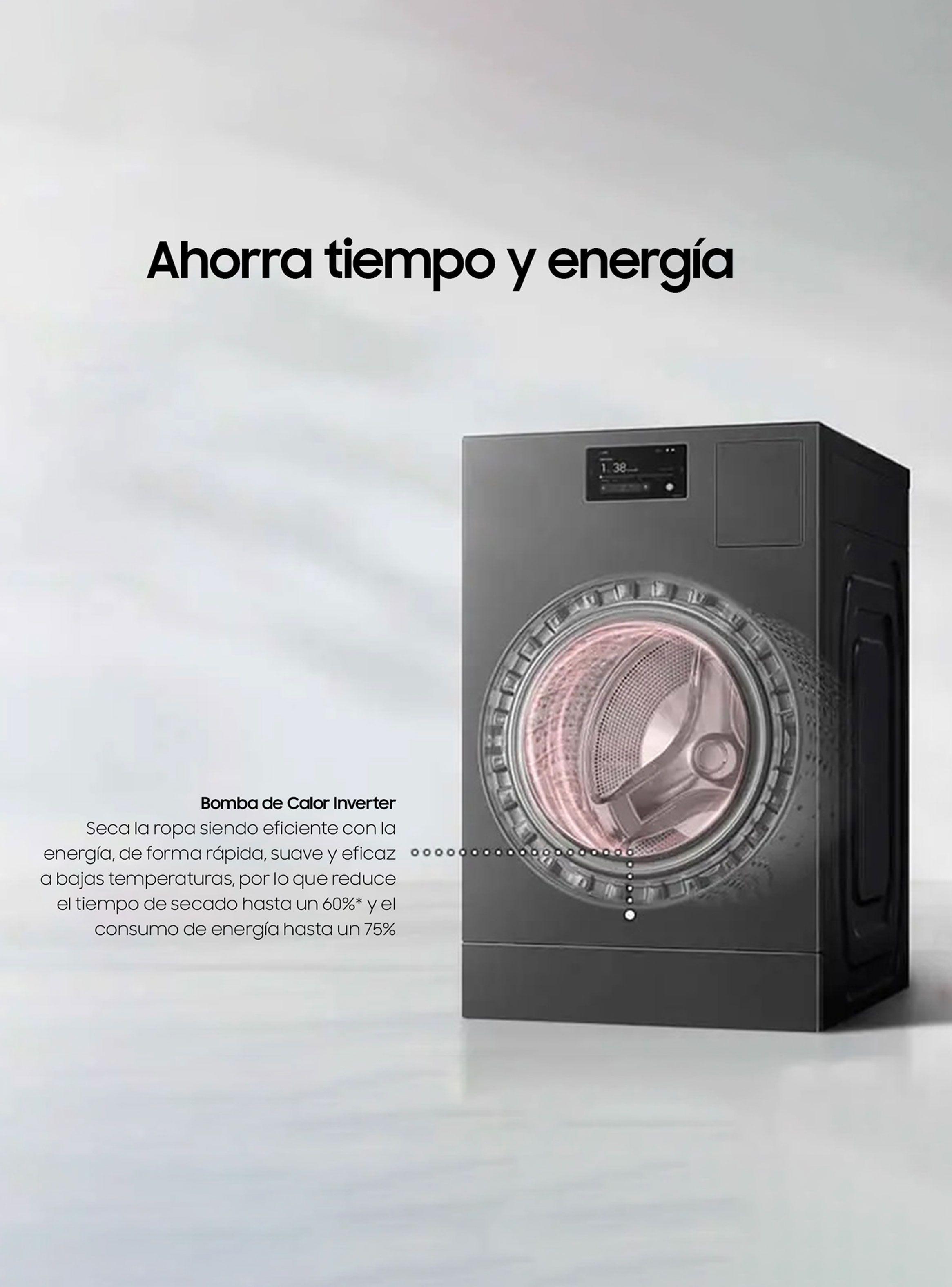 Lavadora-Secadora Frontal 25/15 Kg Bespoke con IA WD25DB8995BZZS-5