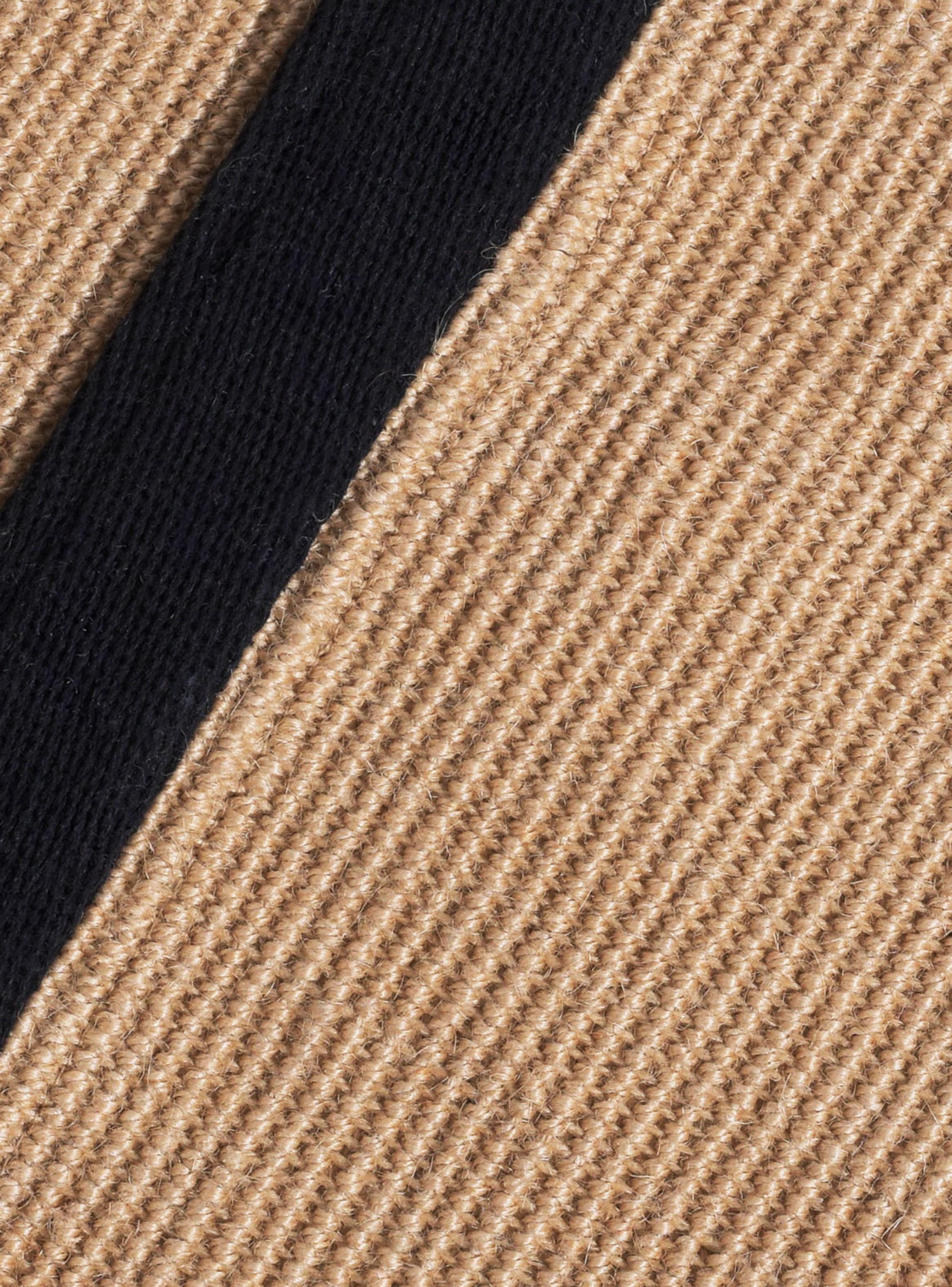 Bajada de Cama Yute Boder 60x120 cm Café Negro-3