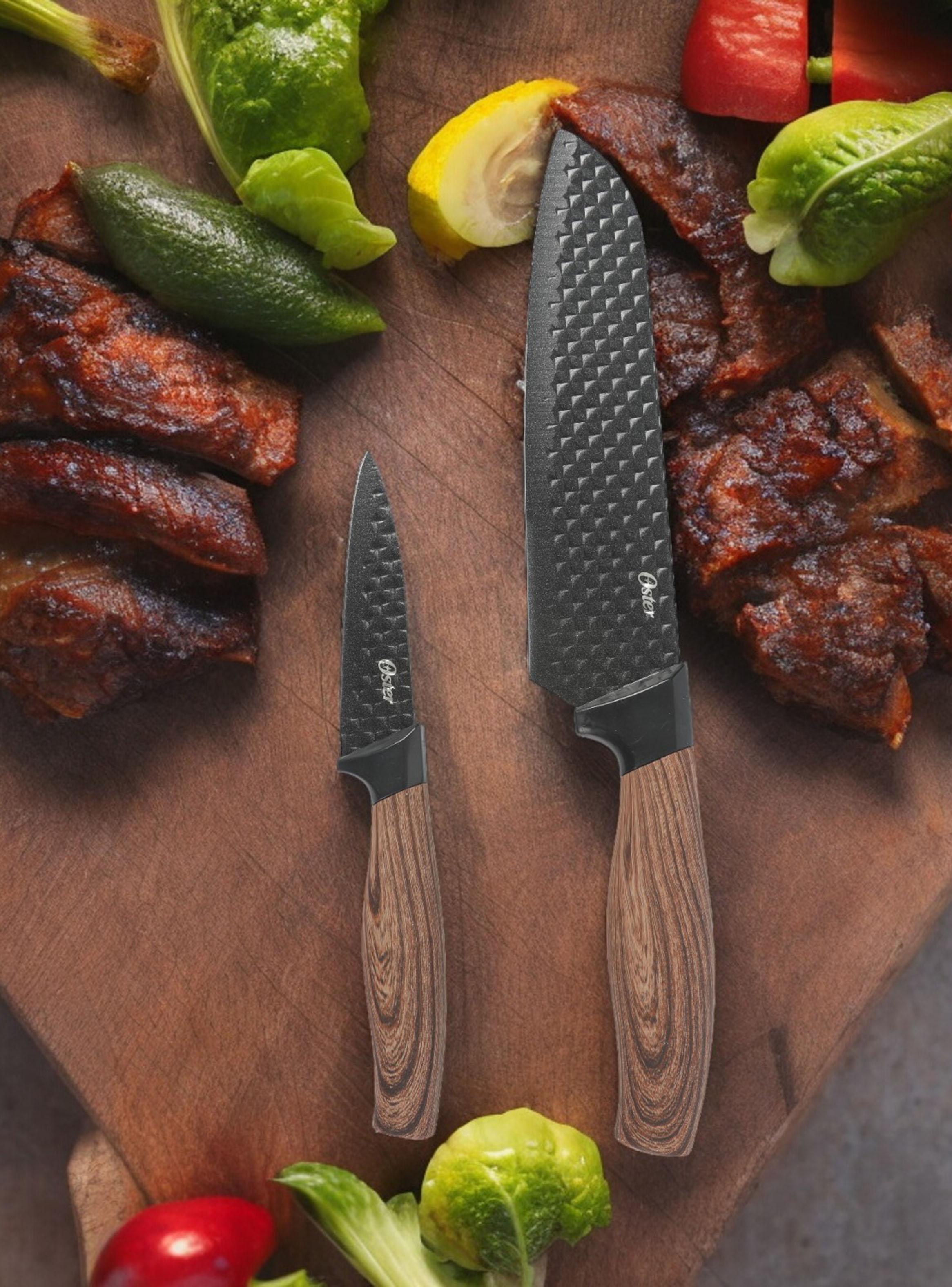 Set de Cuhillos Santoku Negros Gunderson 2 Piezas-3