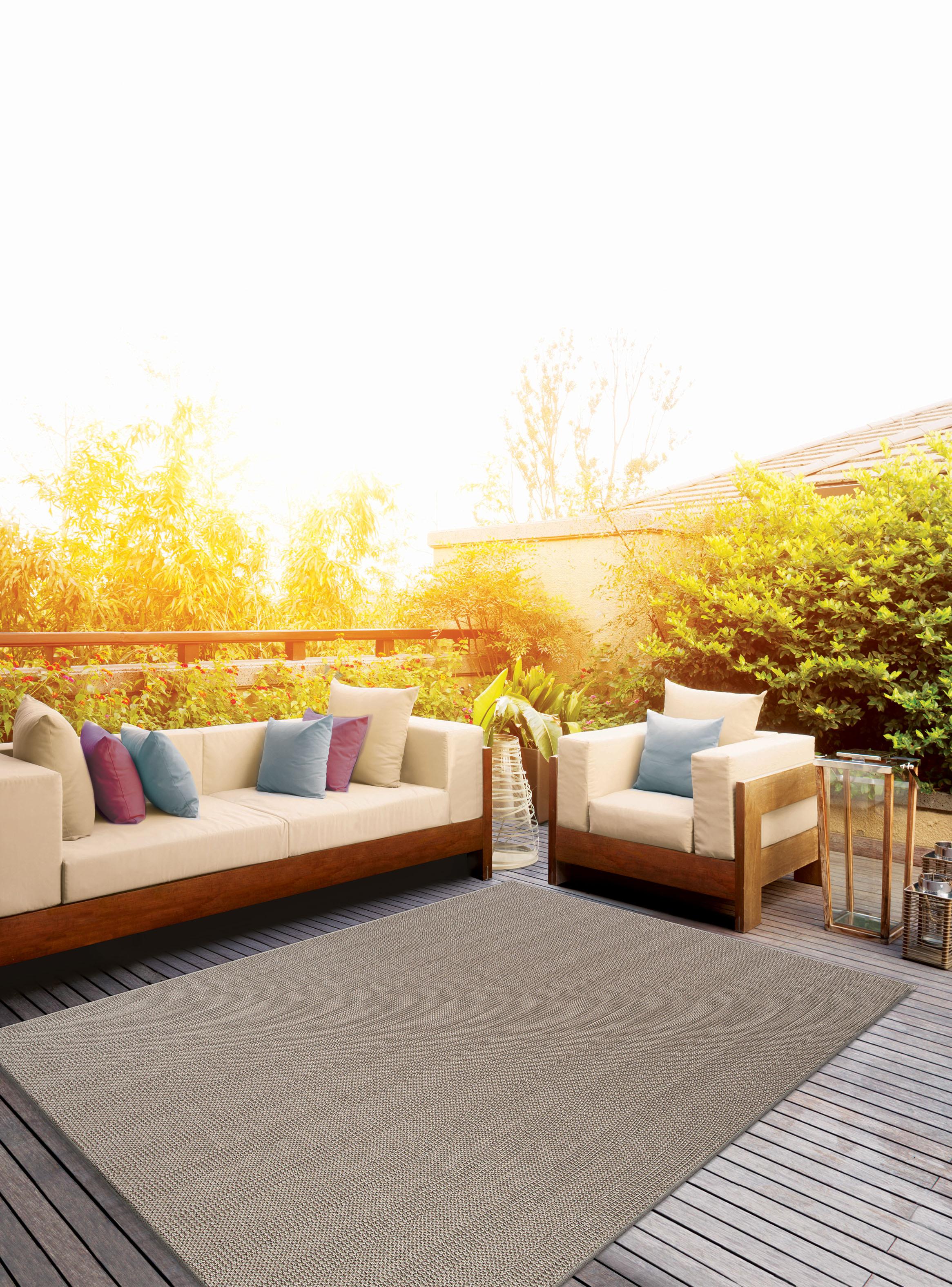 Alfombra Sisal Pattern Gris 160x230 cm-2