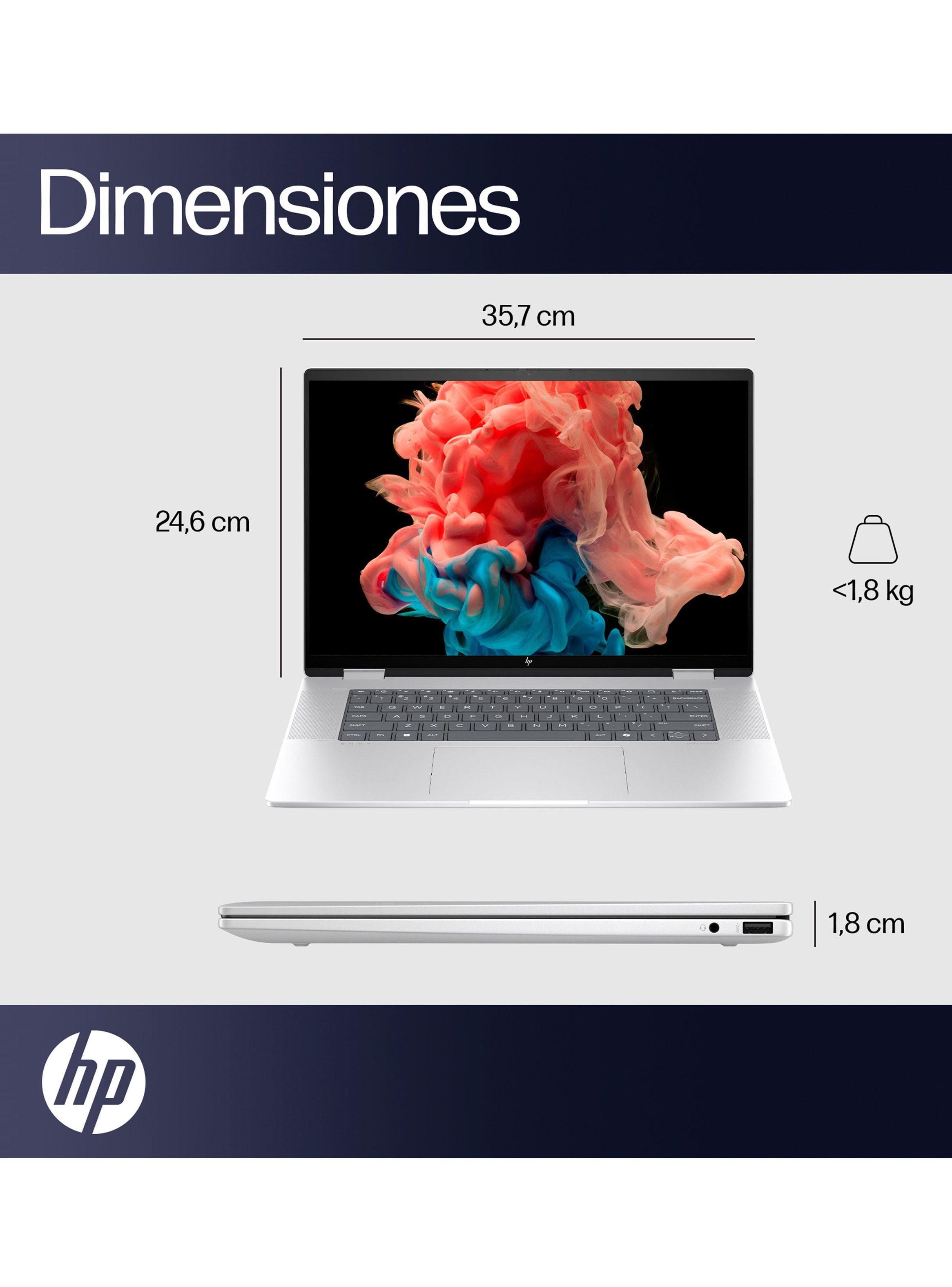 Notebook 2 en 1 HP Envy x360 16-ac0000la Intel Core Ultra 7 32GB RAM 1TB SSD 16" Táctil OLED 2.8K Windows 11 Home-2