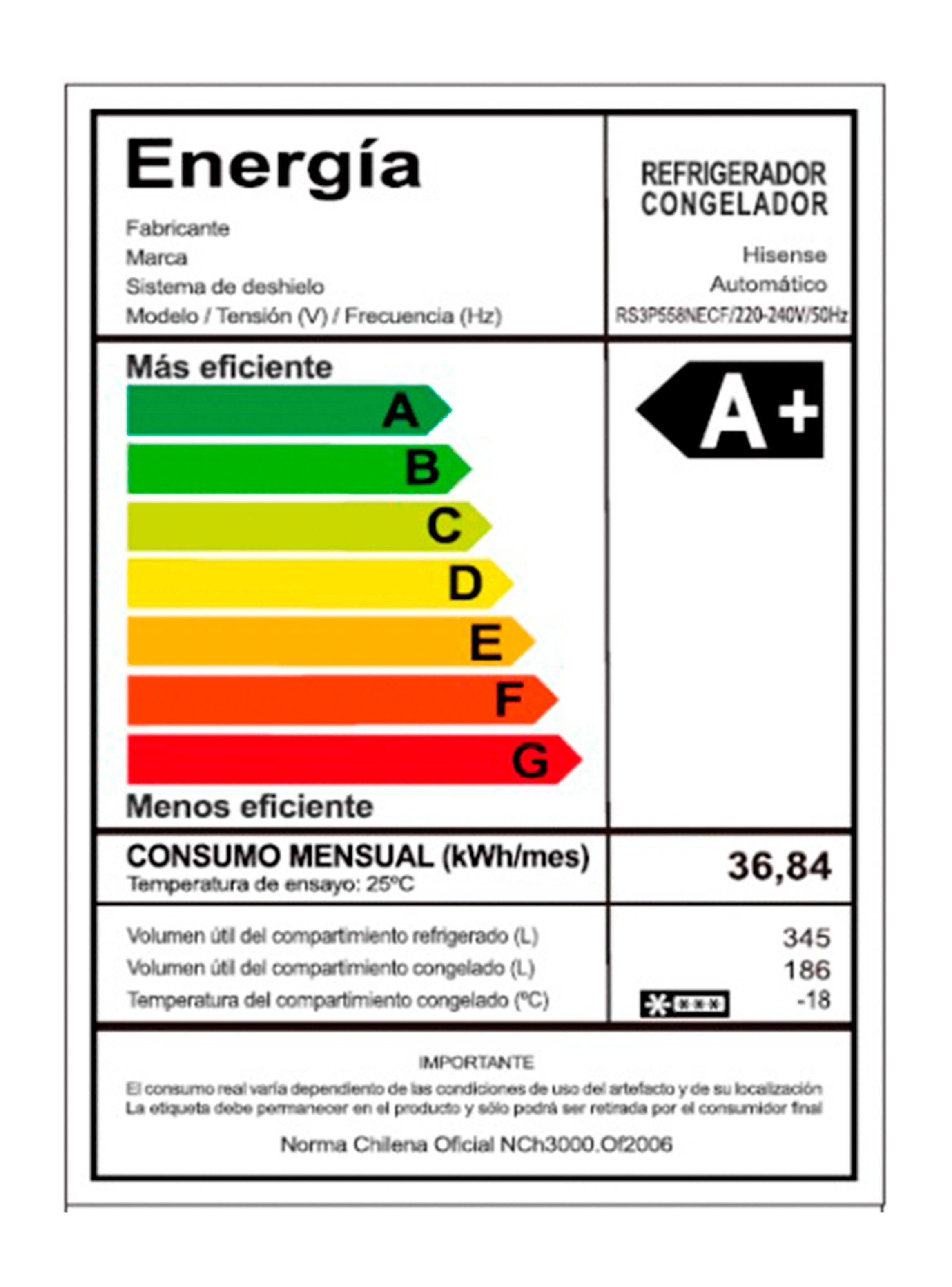 Refrigerador Side by Side No Frost 531 Litros RS3P558NECF-10