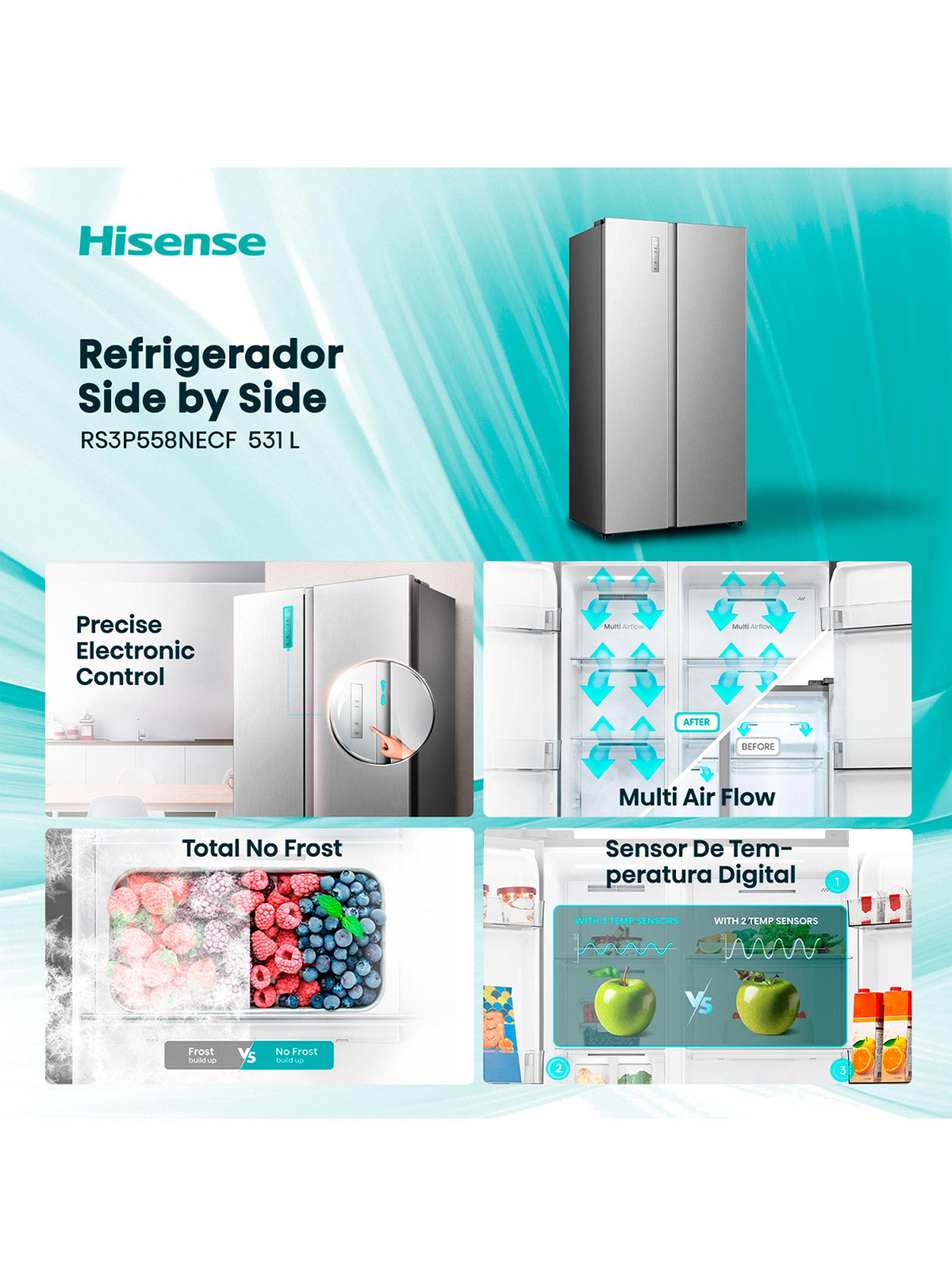 Refrigerador Side by Side No Frost 531 Litros RS3P558NECF-3