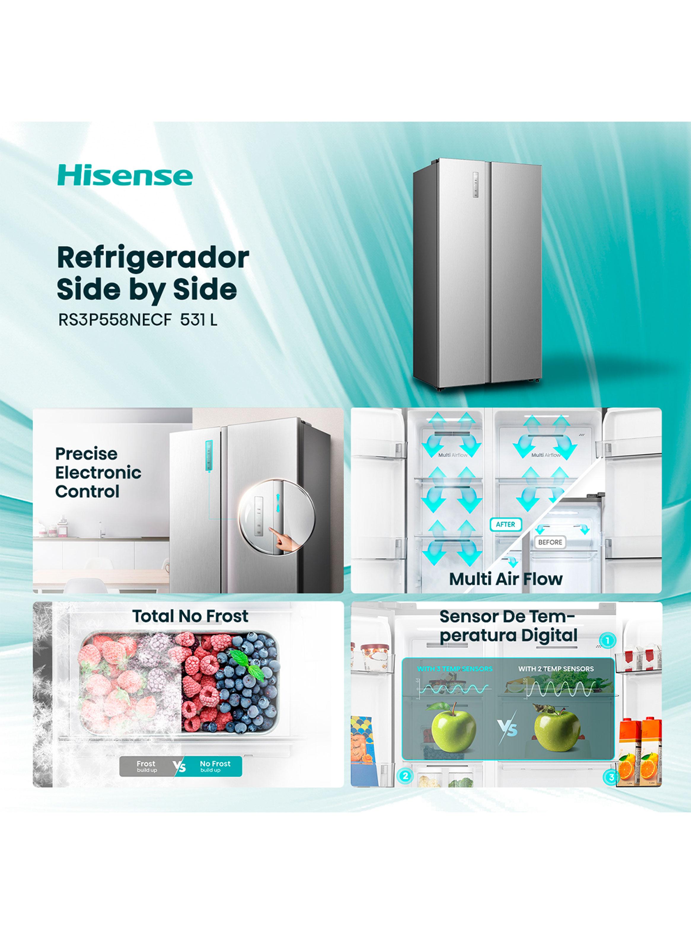 Refrigerador Side by Side No Frost 531 Litros RS3P558NECF-8