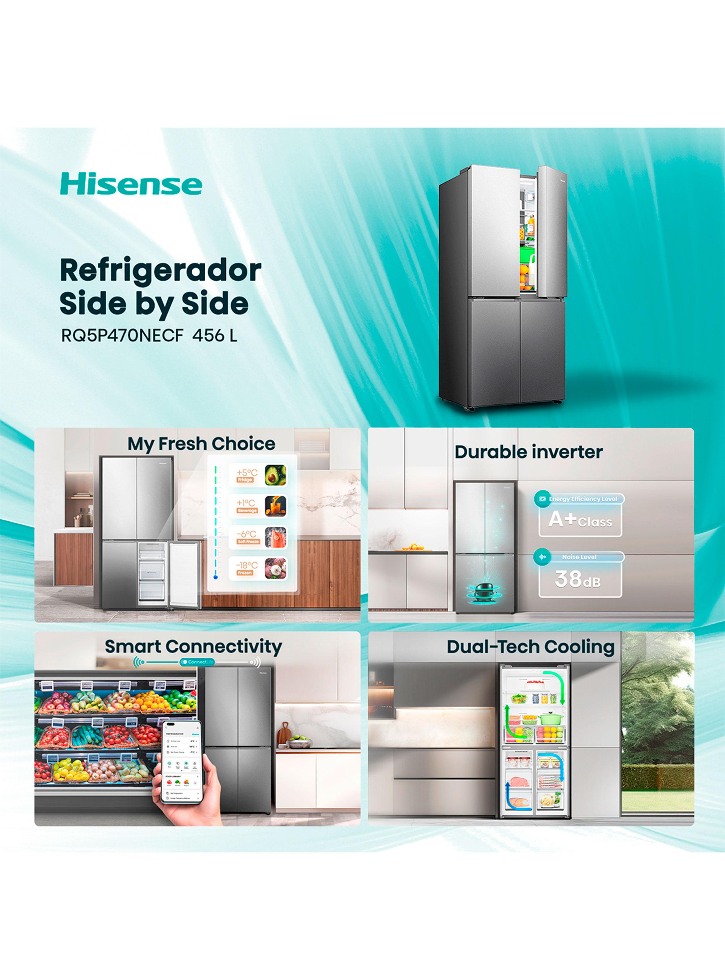 Refrigerador Side by Side No Frost 456 Litros RQ5P470NECF Cross Door-3