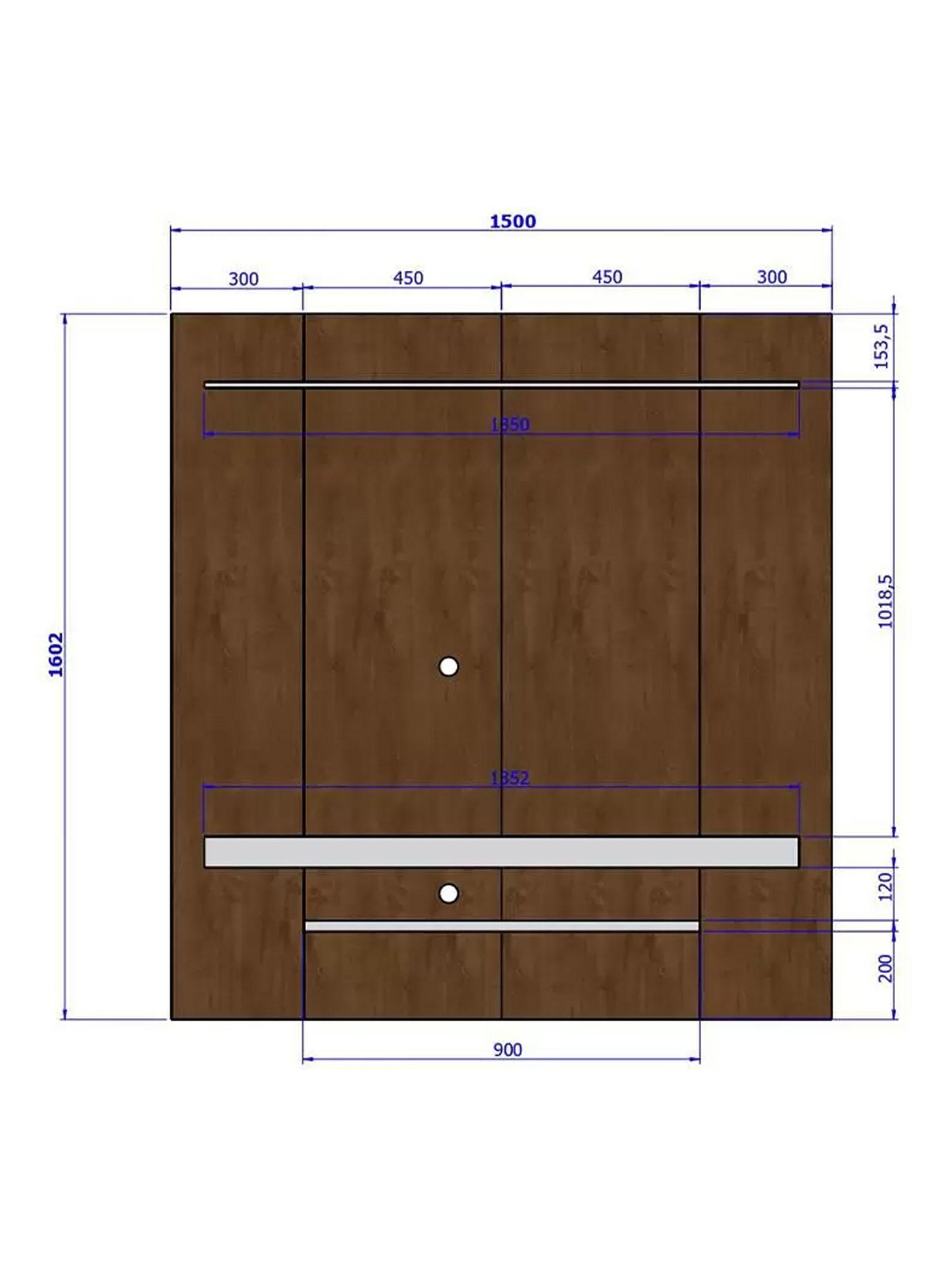 Panel Rack TV 60'' Leme-1