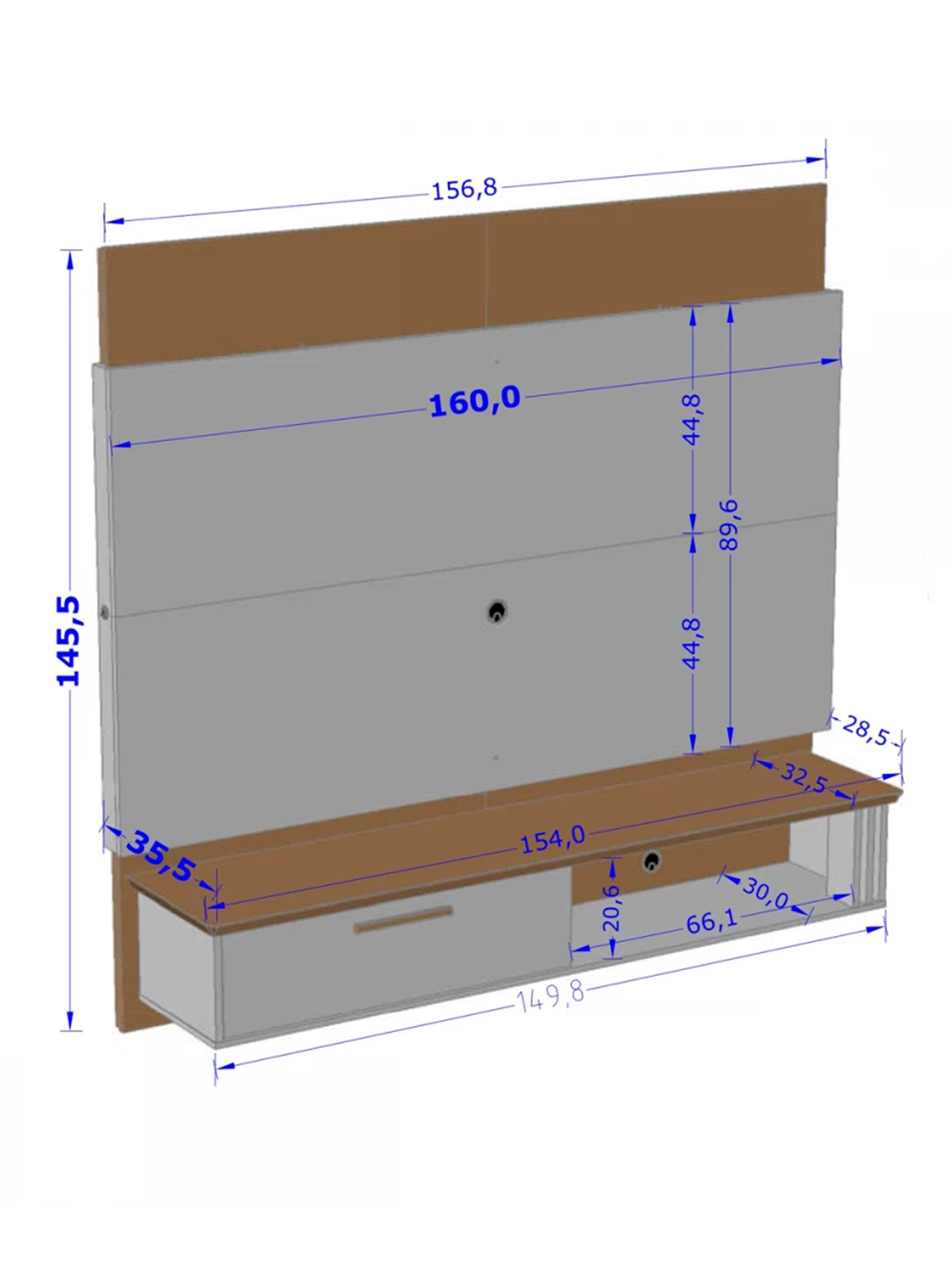 Panel Rack TV 65'' Paris-1