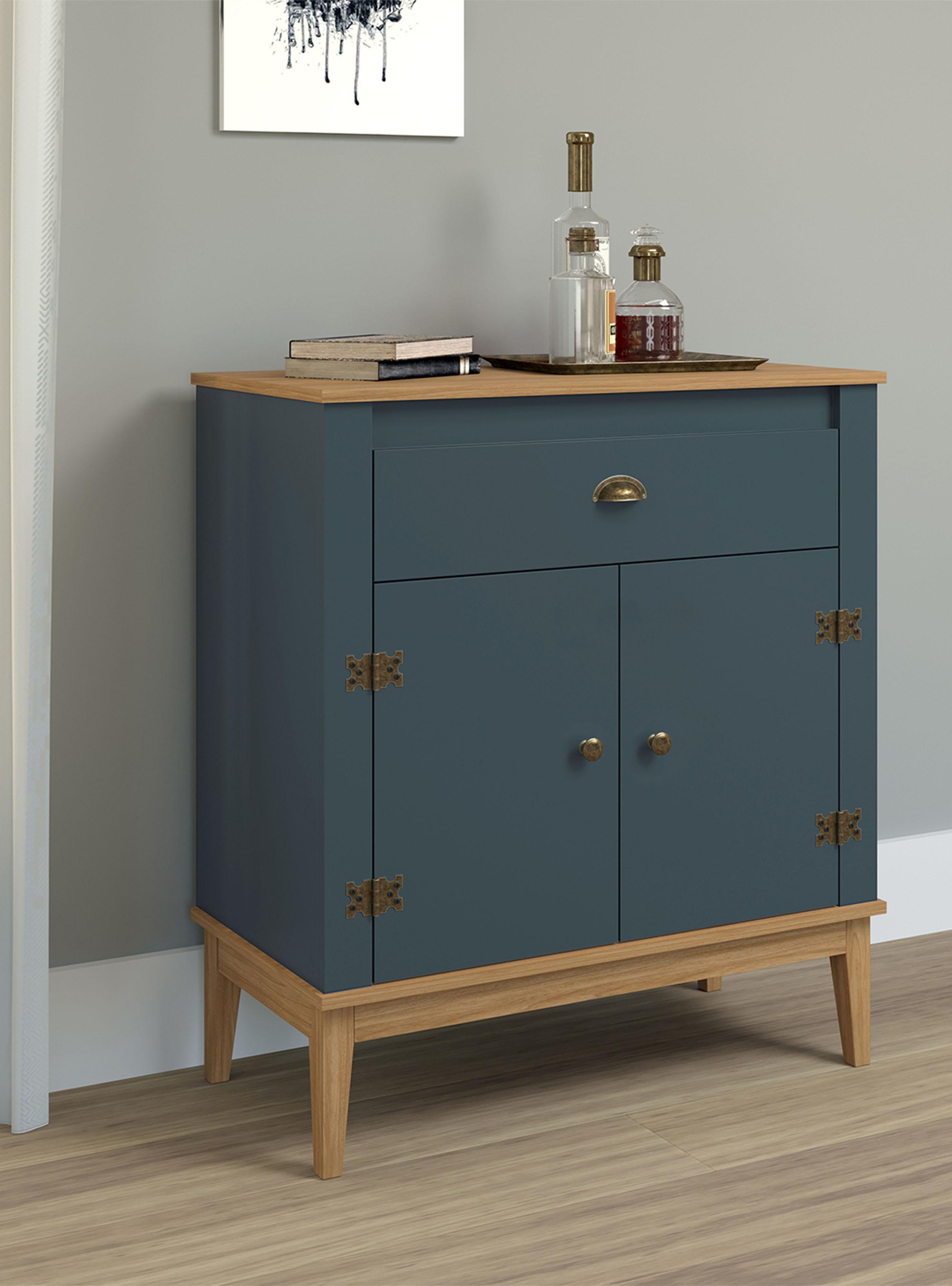 Aparador Buffet 2 Puertas Colonial Miel-3