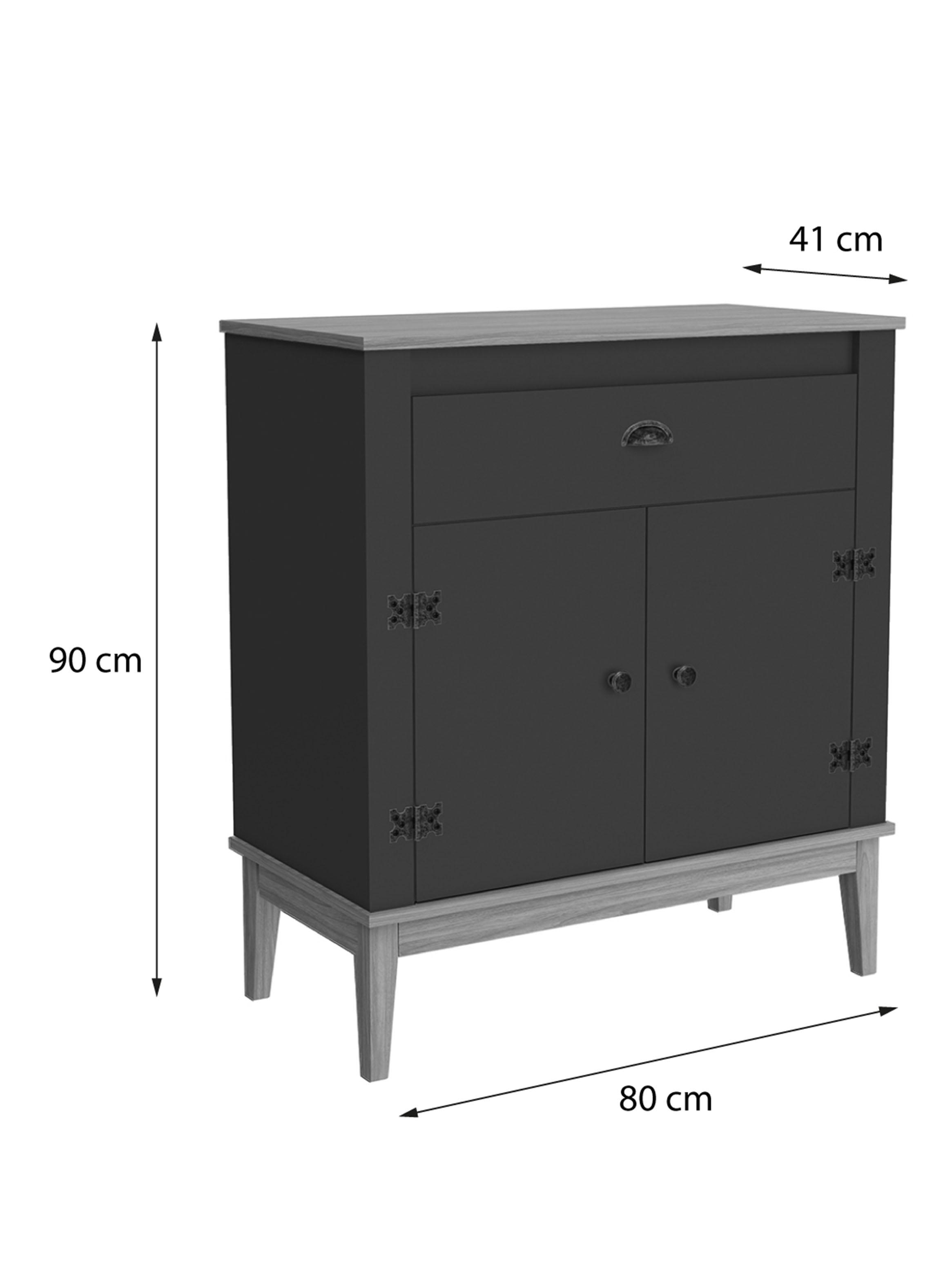 Aparador Buffet 2 Puertas Colonial Miel-1