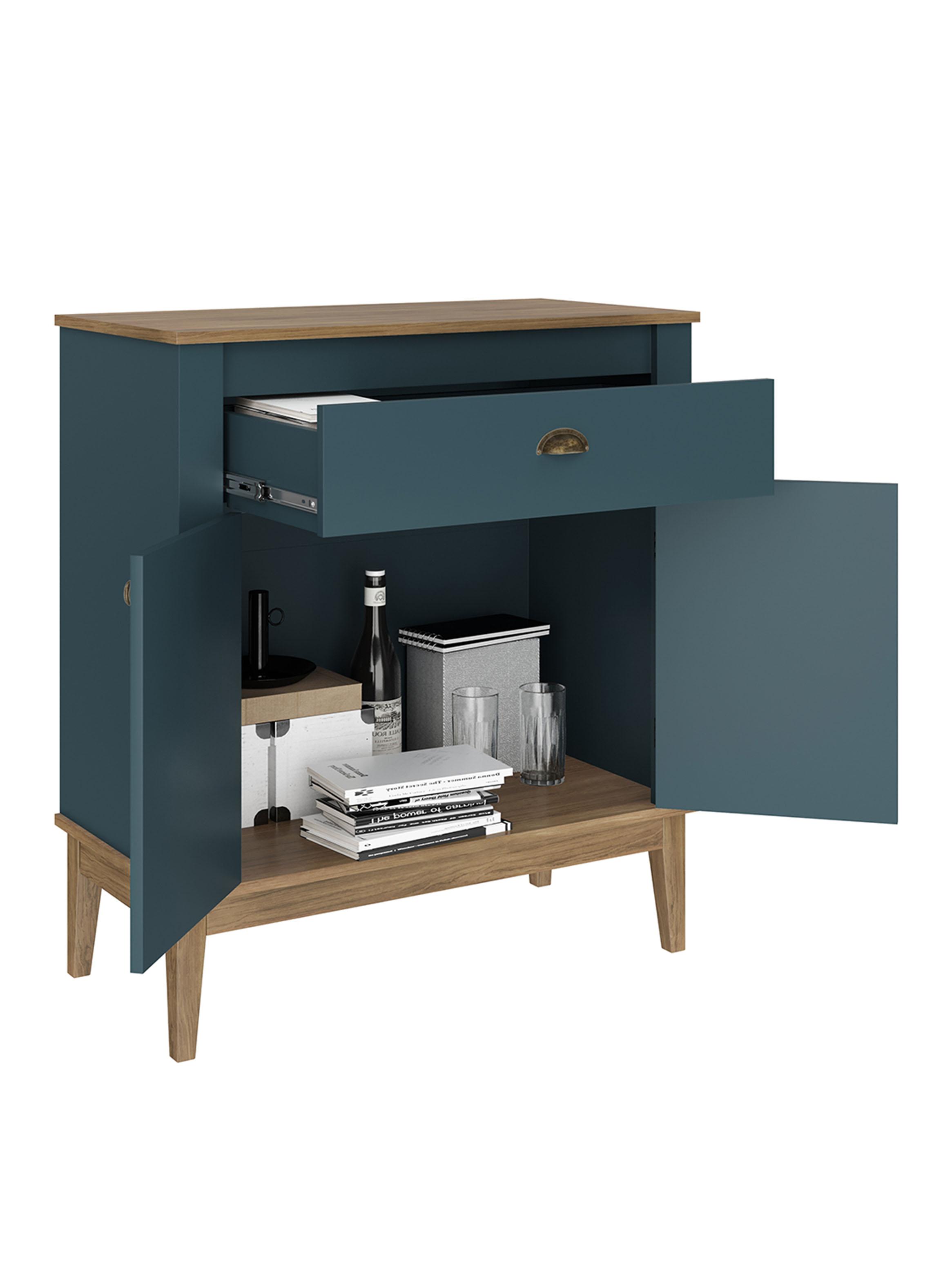 Aparador Buffet 2 Puertas Colonial Miel-2