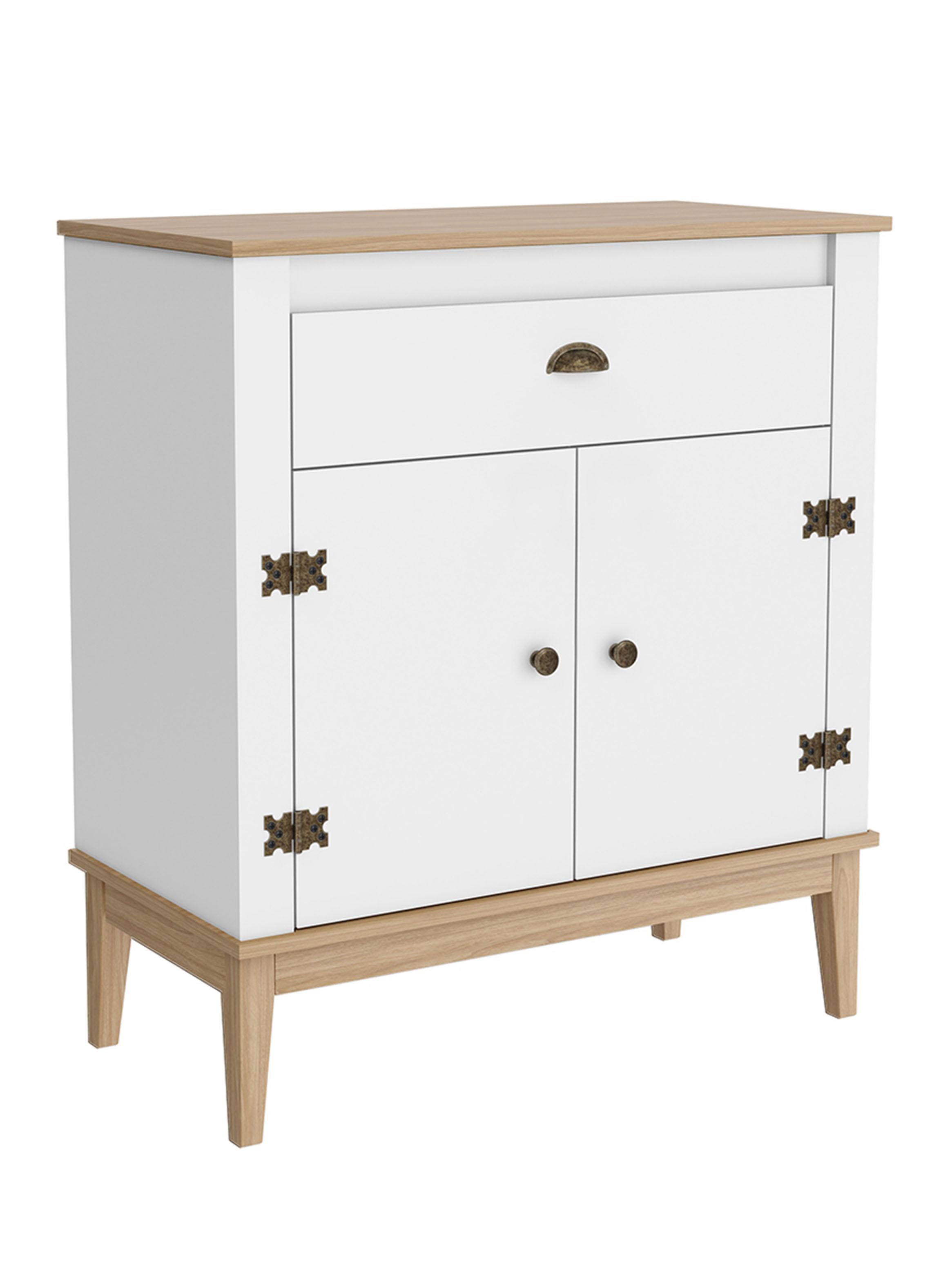 Aparador Buffet 2 Puertas Colonial Miel-0