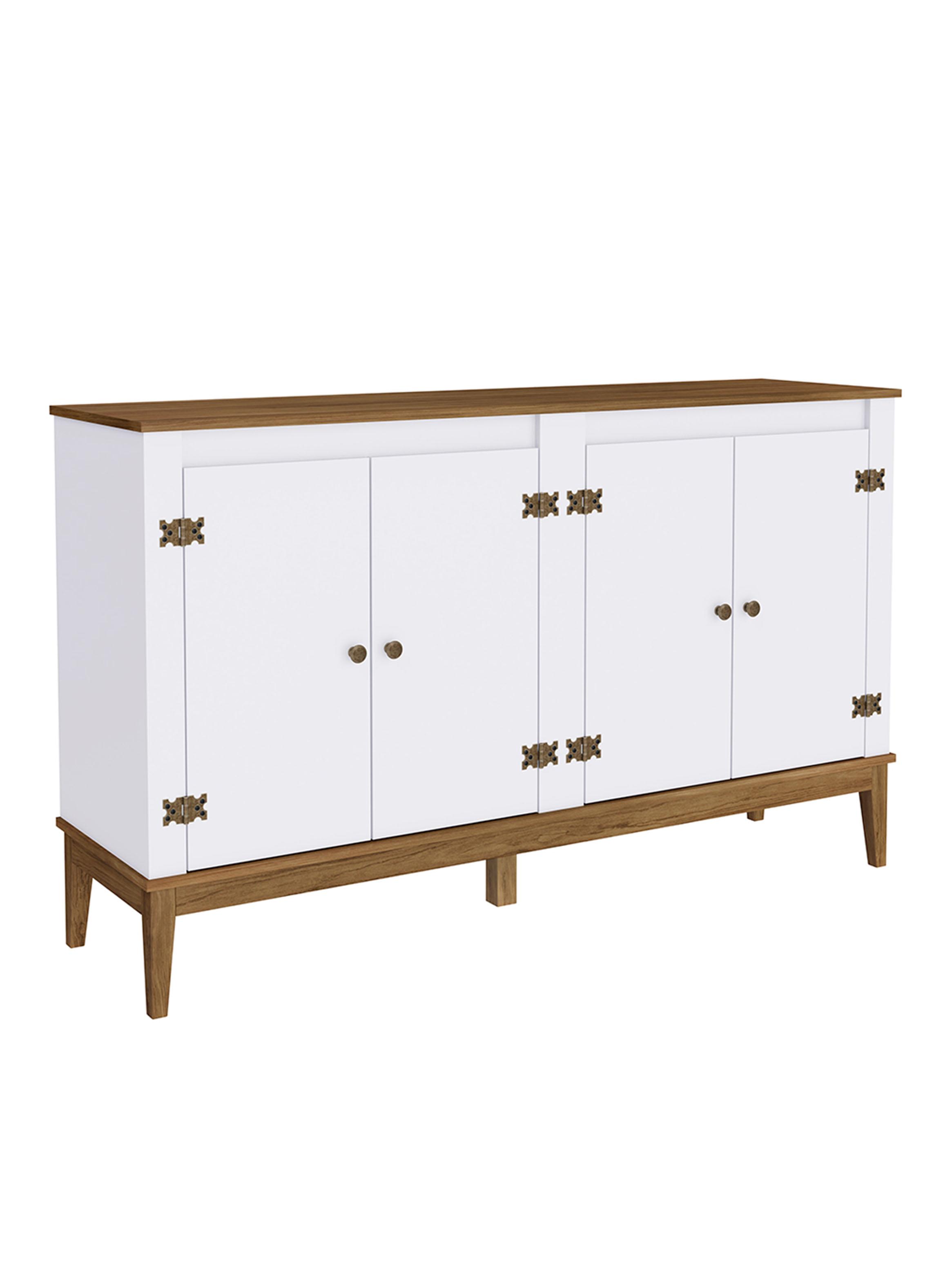 Aparador Buffet 4 Puertas Colonial Rústico-0