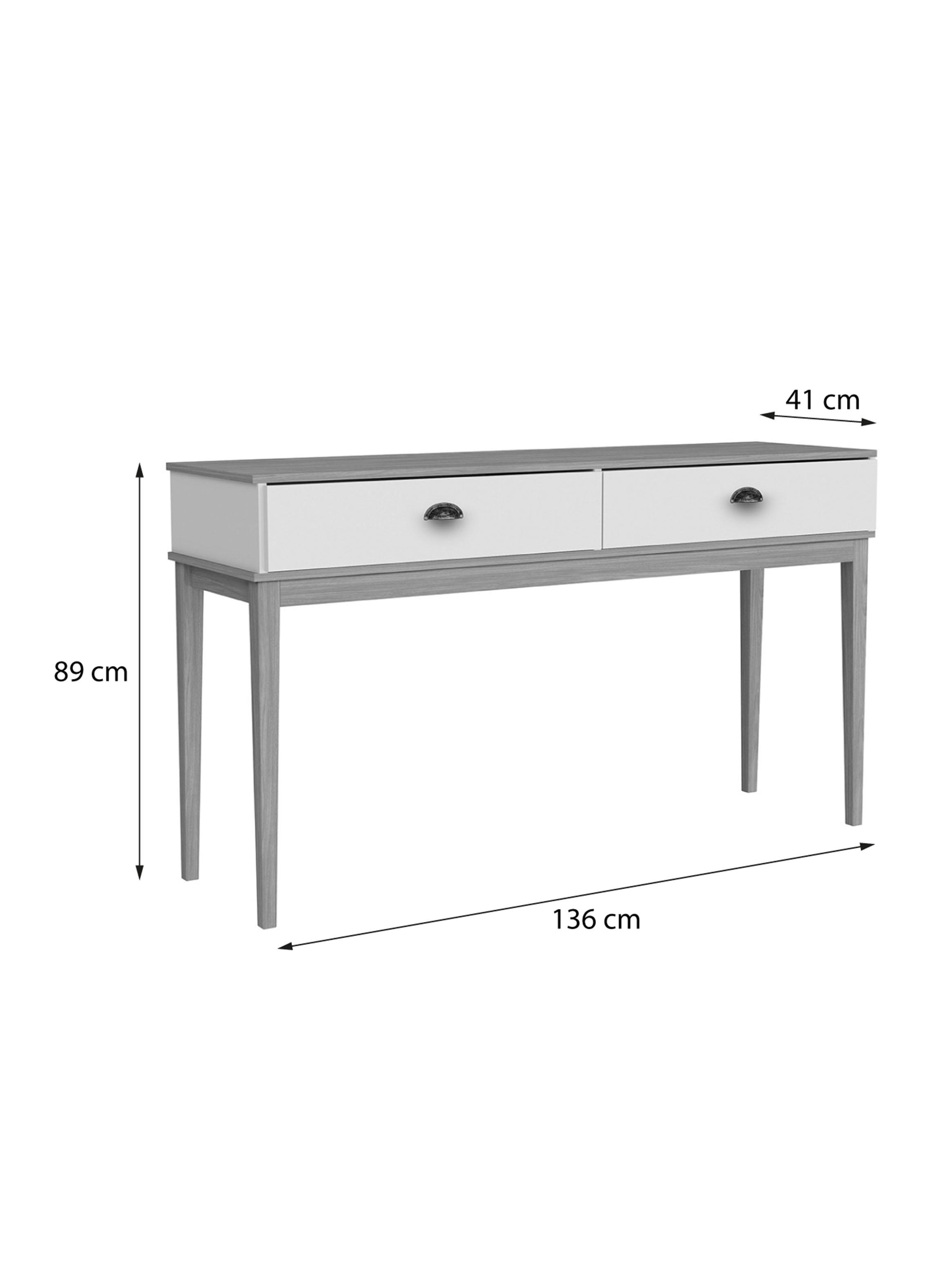 Aparador Arrimo 2 Cajones Colonial-1