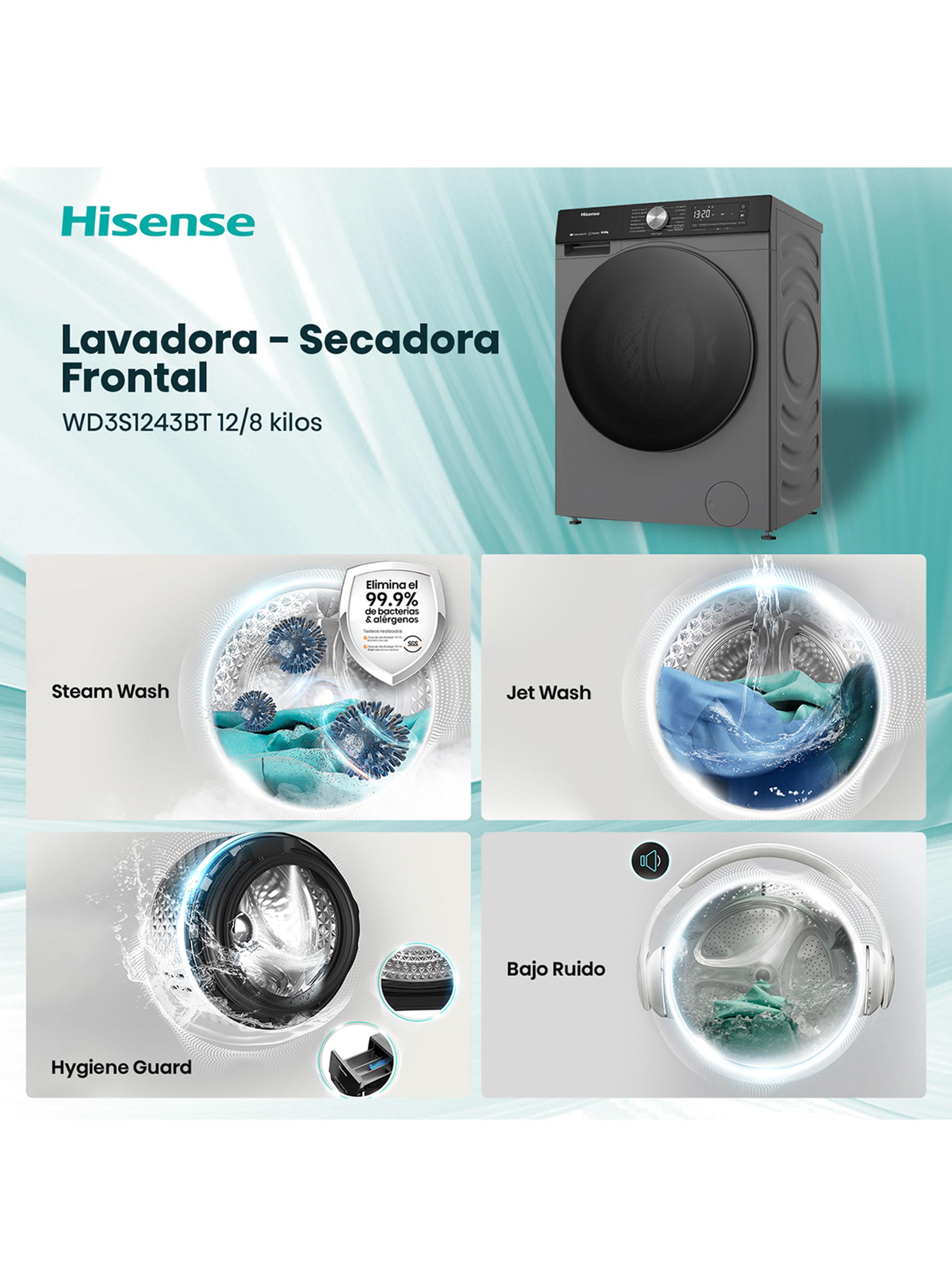 Lavadora-Secadora Frontal 12/8 Kg WD3S1243BT-2